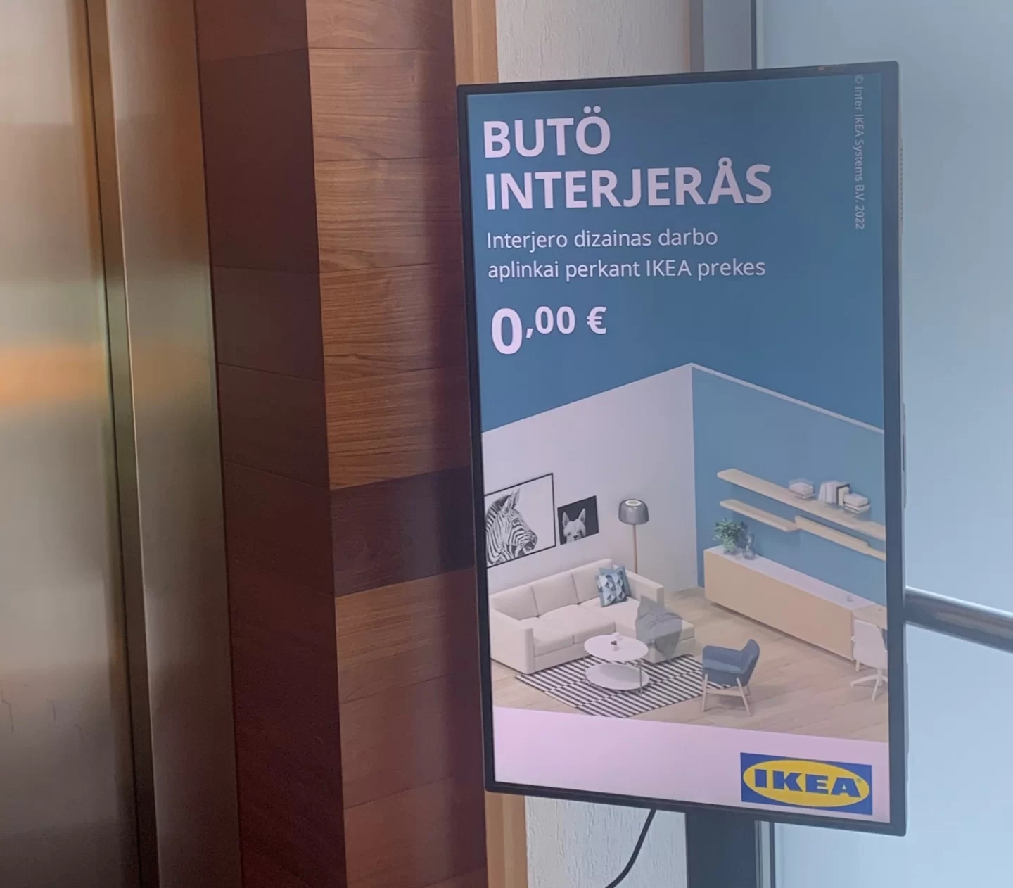 Reklaminis ekranas Vivulskio 7 verslo centre