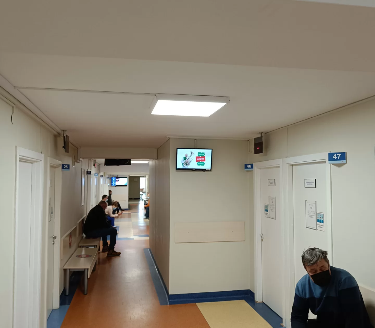 Reklaminiai ekranai VŠĮ Jūrininkų sveikatos priežiūros centre