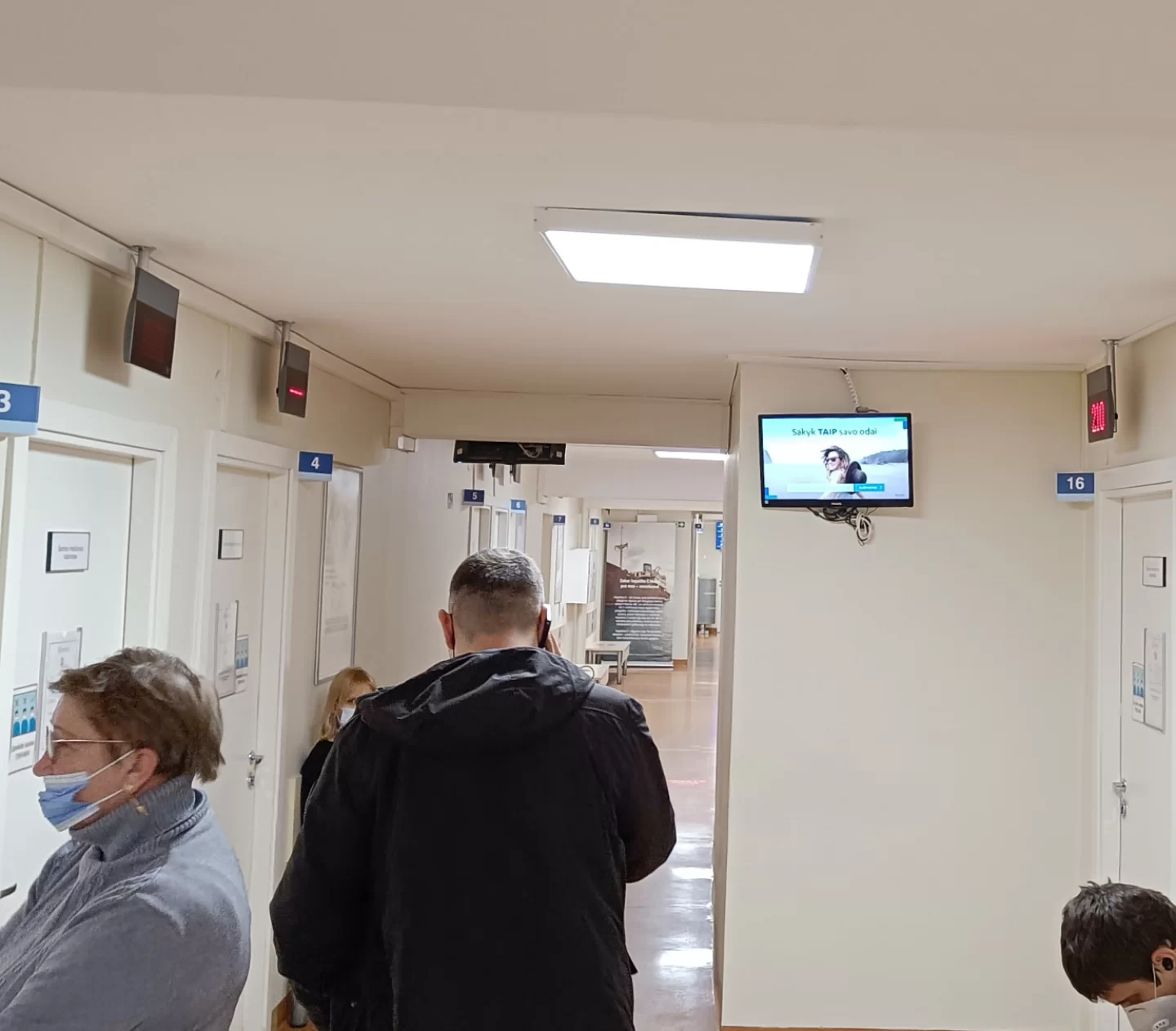 Reklaminiai ekranai VŠĮ Jūrininkų sveikatos priežiūros centre