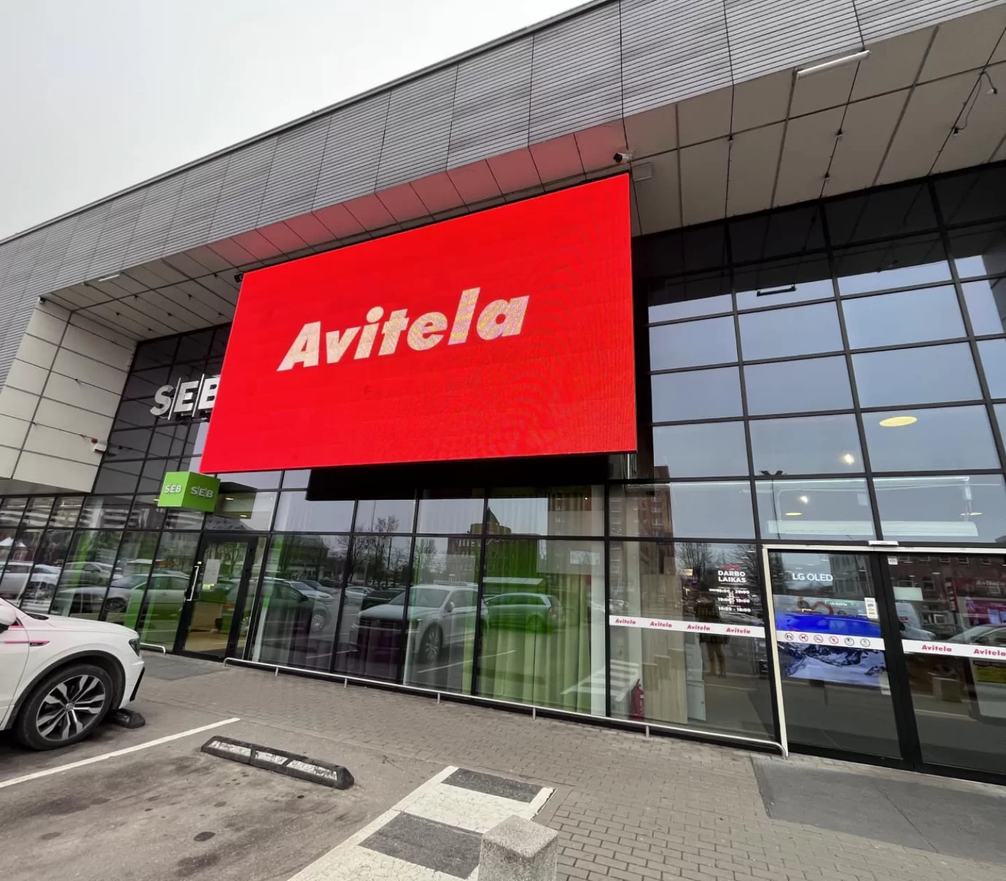 Reklaminis lauko ekranas Kaune, Savanorių pr. 321