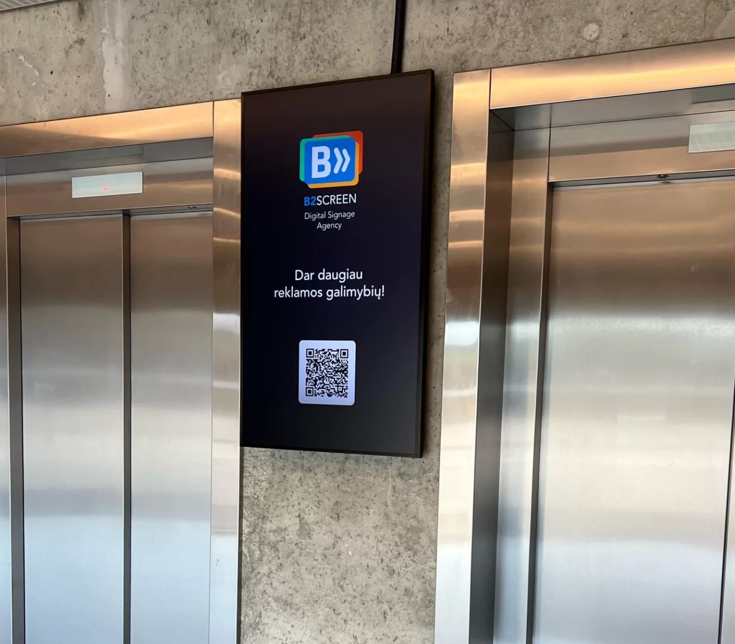 Reklaminiai ekranai River Hall verslo centre