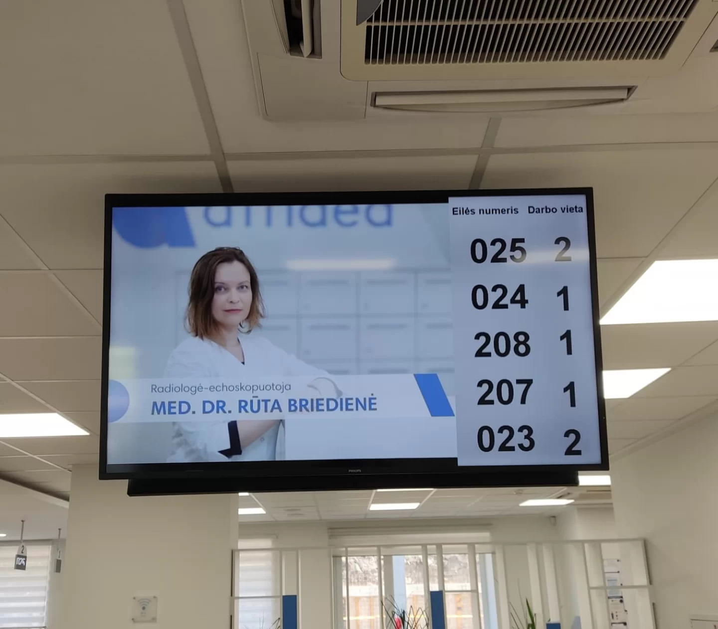 Vilniaus Antakalnio diagnostikos centro ekranai