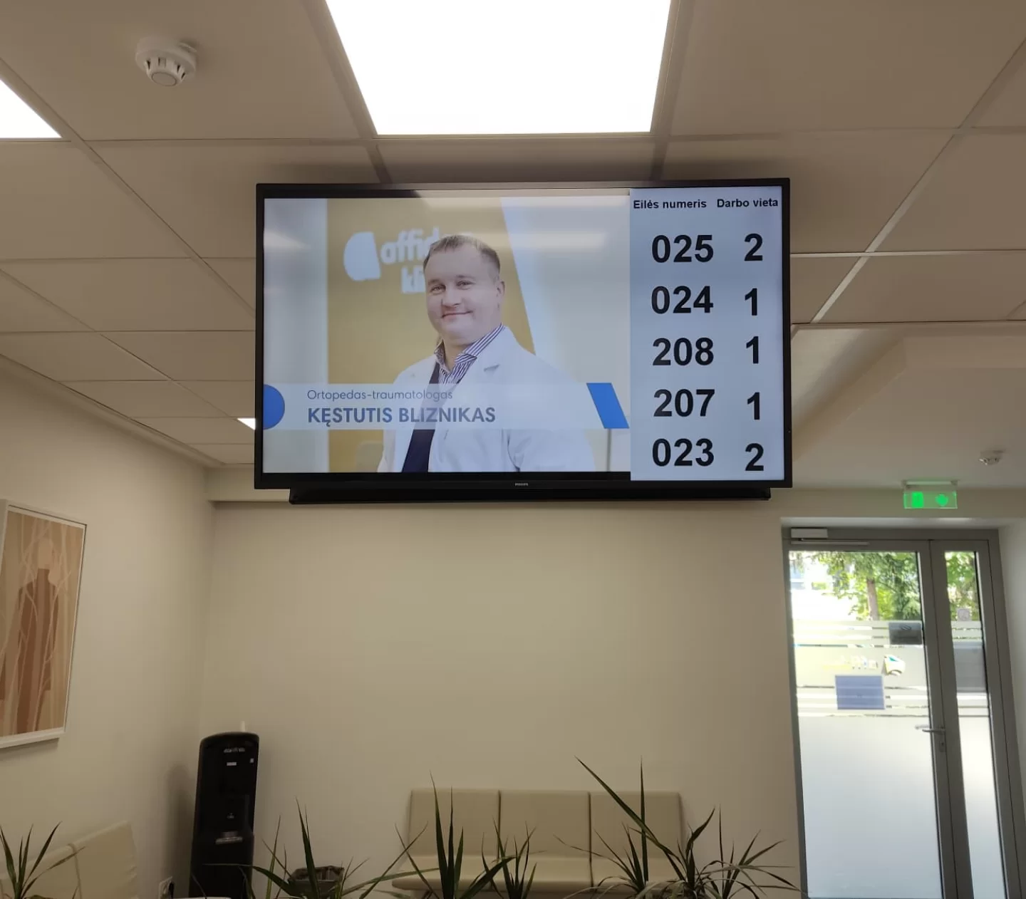 Vilniaus Antakalnio diagnostikos centro ekranai