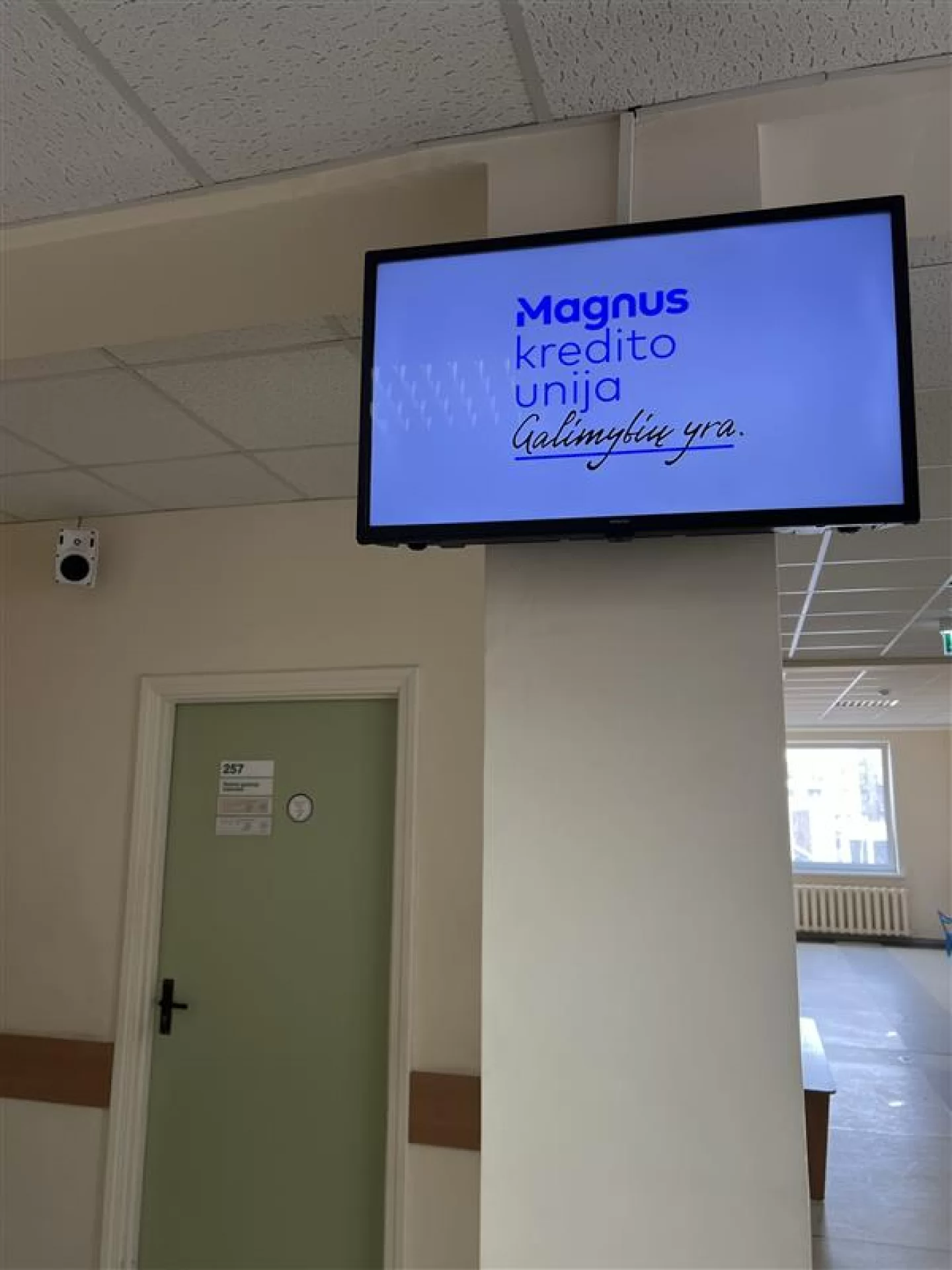 Reklaminiai ekranai VŠĮ Vilniaus rajono centrinėje poliklinikoje