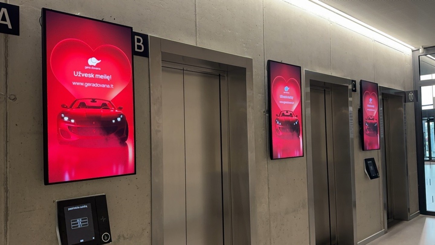 Reklaminiai ekranai Magnum verslo centre