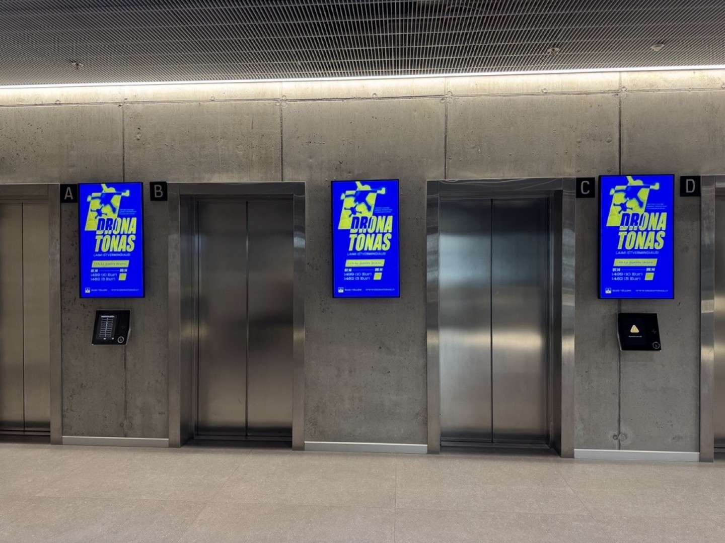 Reklaminiai ekranai Magnum verslo centre