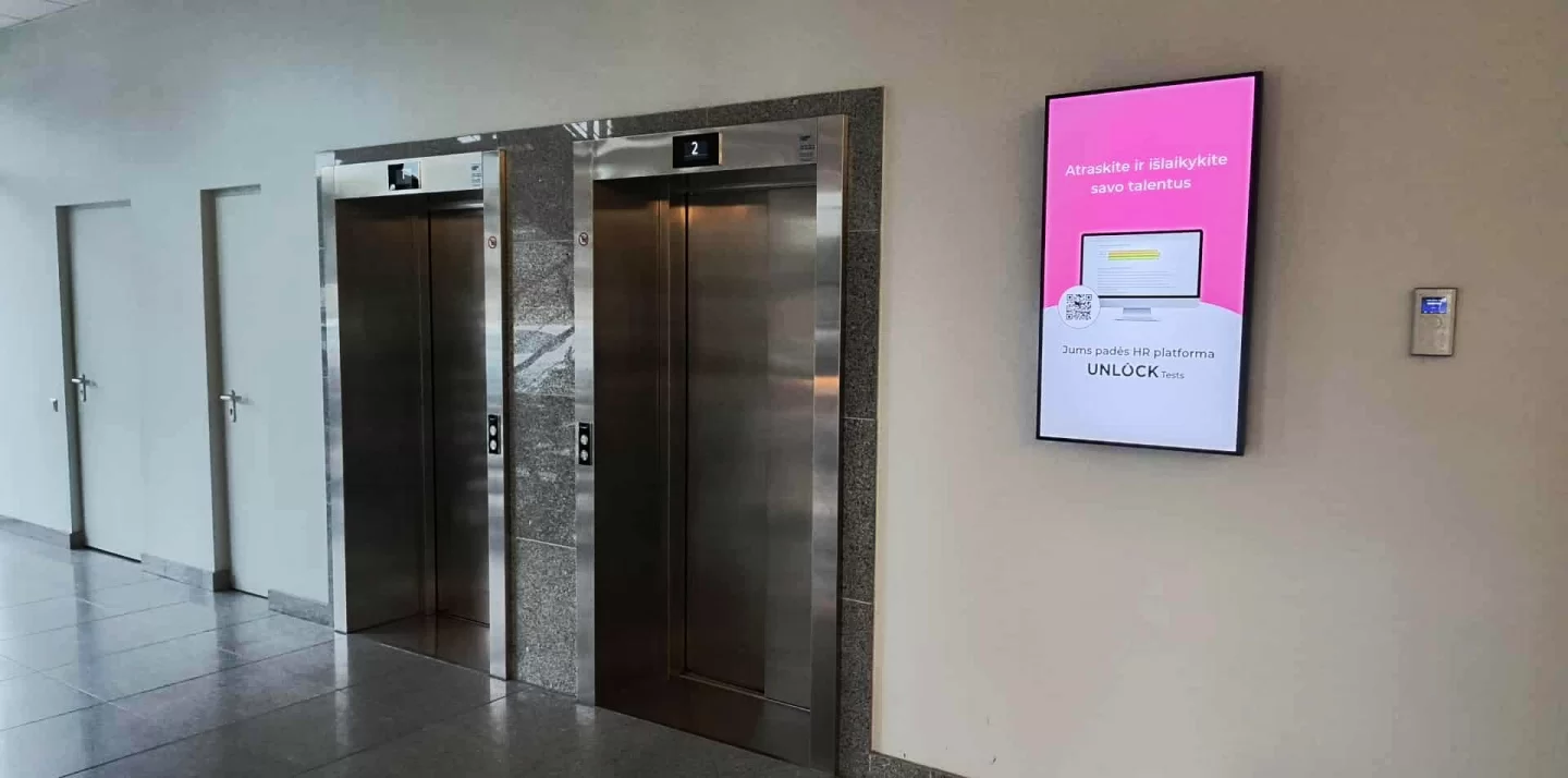 Reklaminis ekranas BH92 Business Home verslo centre