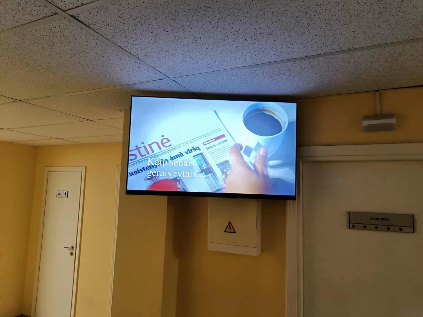 Reklaminiai ekranai Druskininkų pirminės sveikatos priežiūros centre