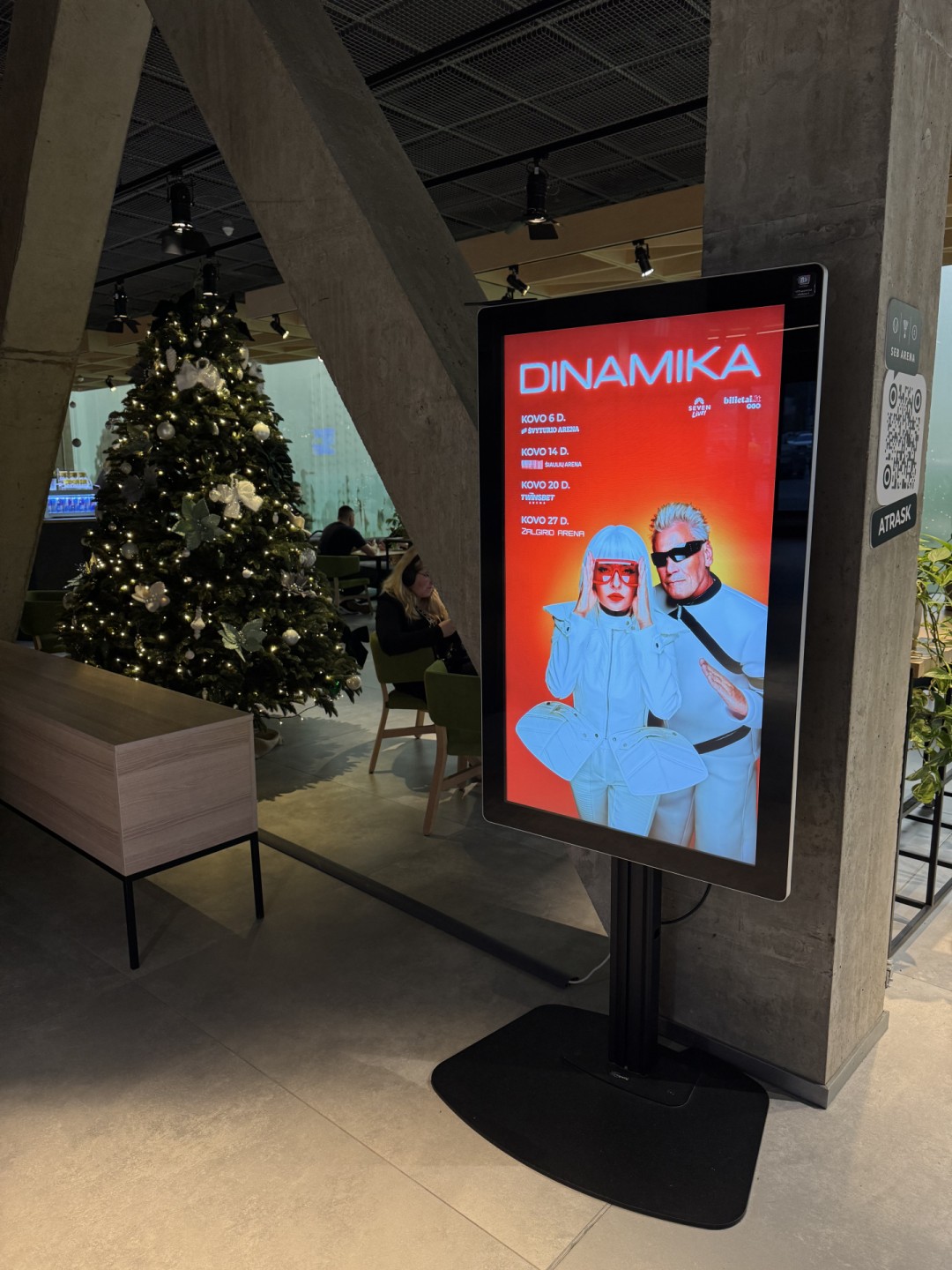 Reklaminis ekranas SEB arenoje