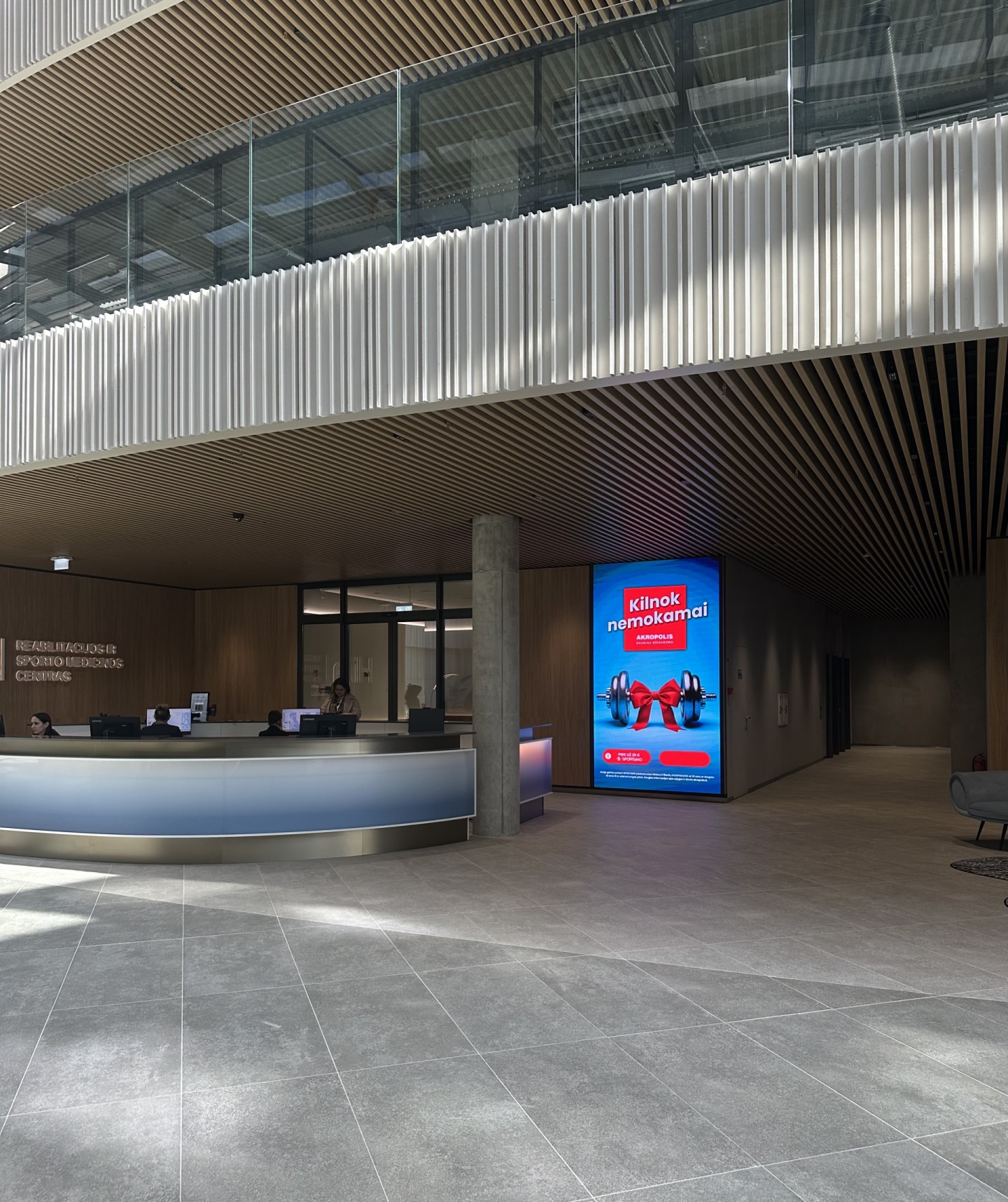 Reklaminiai ekranai Business Stadium Central verslo centre