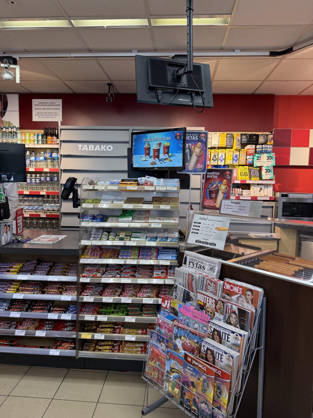 Orlen reklaminiai ekranai Vilniuje