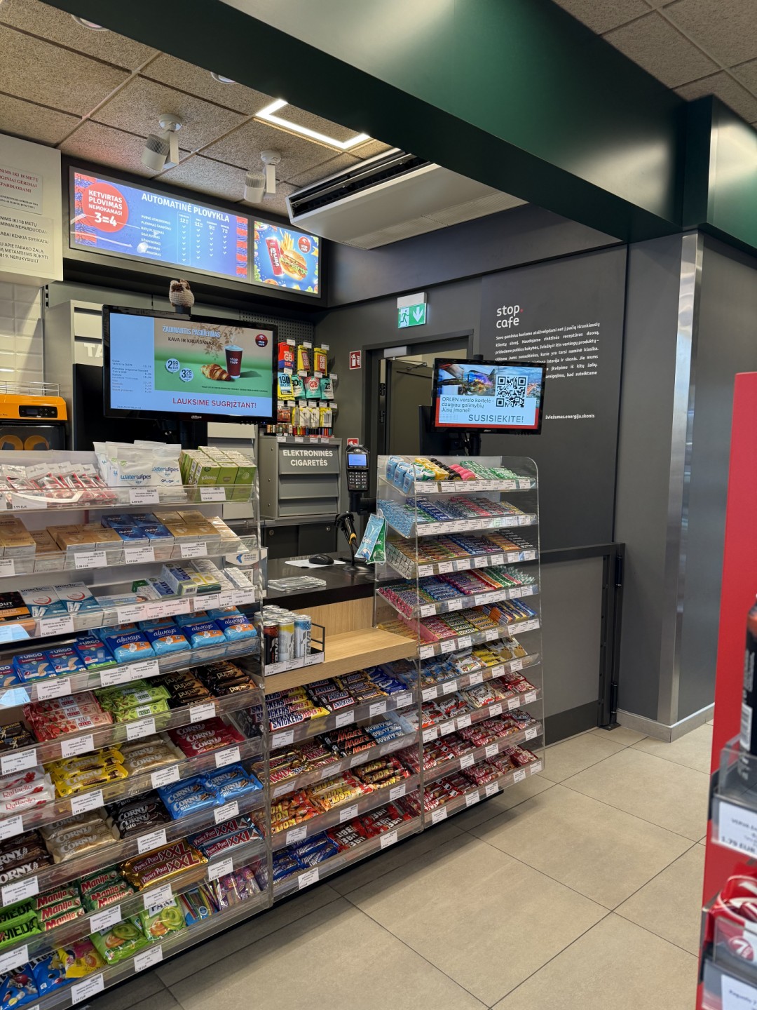 Orlen reklaminiai ekranai Pajūrio krašte ir žemutinėje Vakarų Lietuvoje