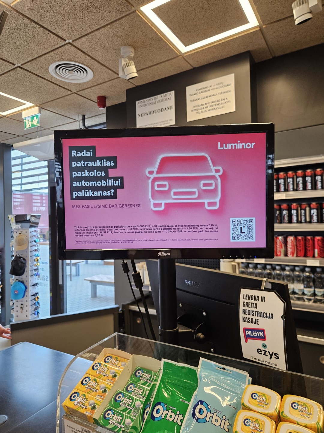 Orlen reklaminiai ekranai Kaune
