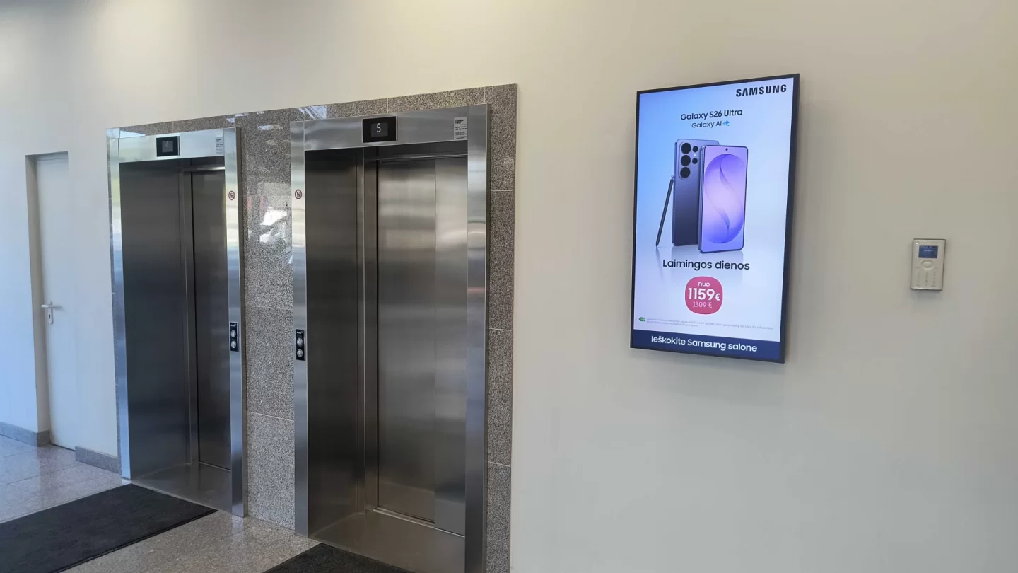 Reklaminis ekranas BH92 Business Home verslo centre