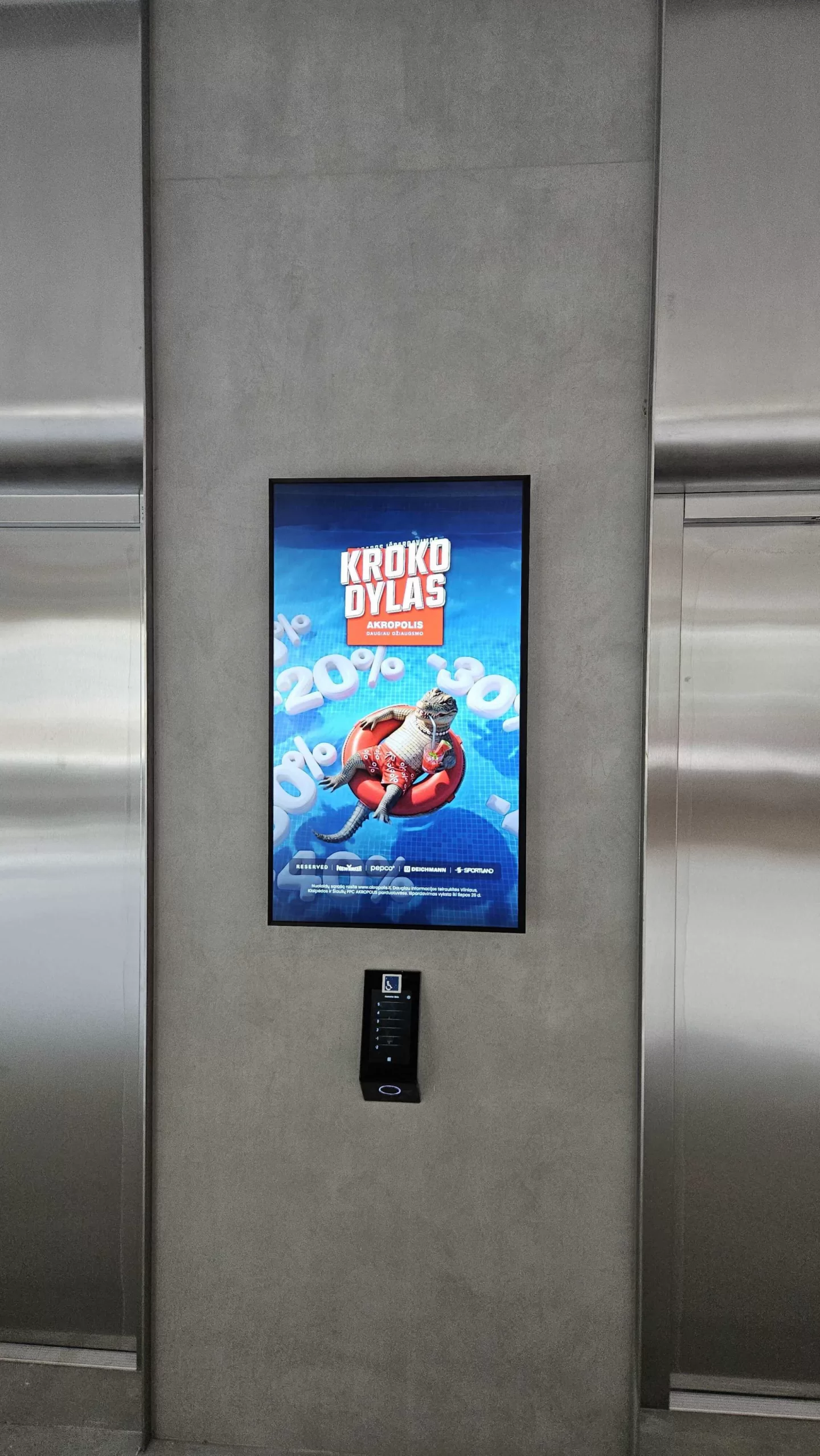 Reklaminis ekranas Sėlių 3A verslo centras
