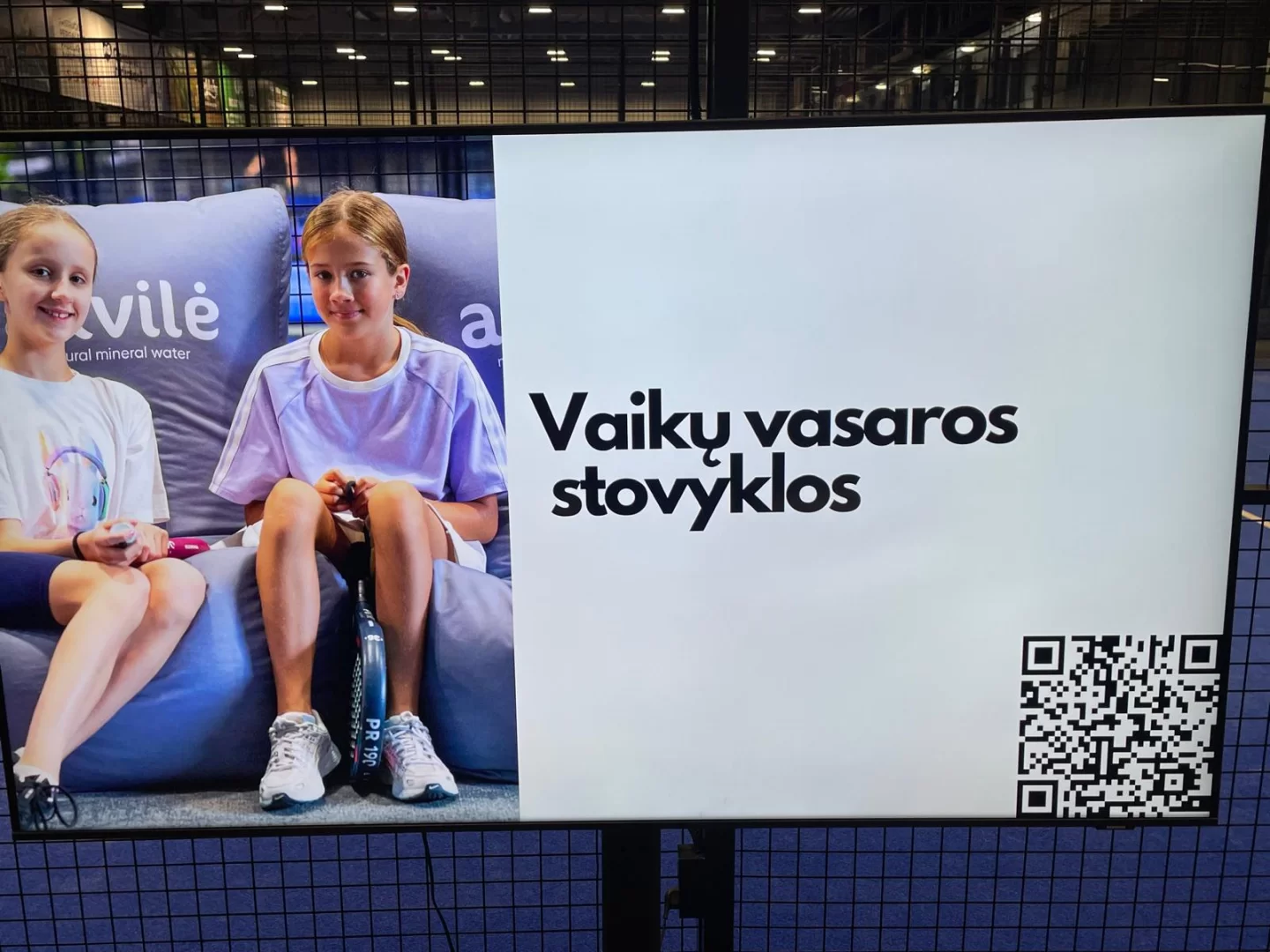 Reklaminiai ekranai Žirmūnų padelio arenoje (Jau greitai)