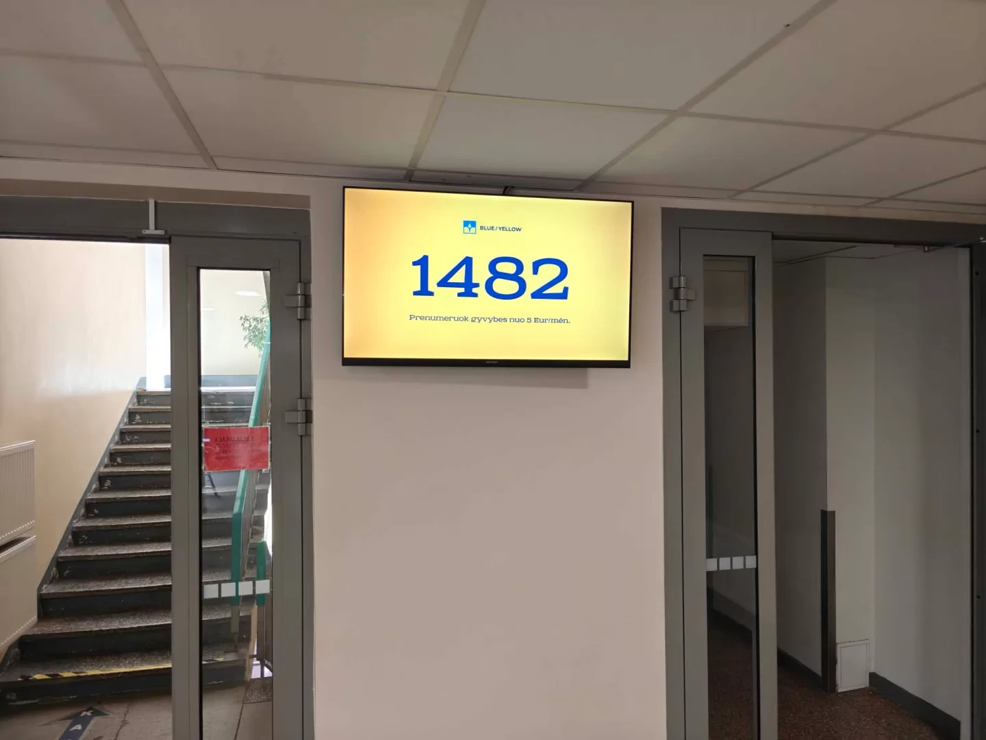 Reklaminiai ekranai VU Žalgirio klinikoje