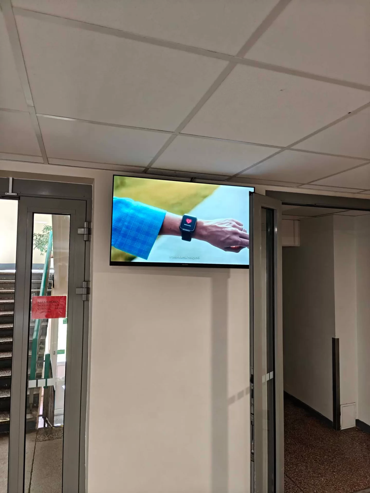 Reklaminiai ekranai VU Žalgirio klinikoje