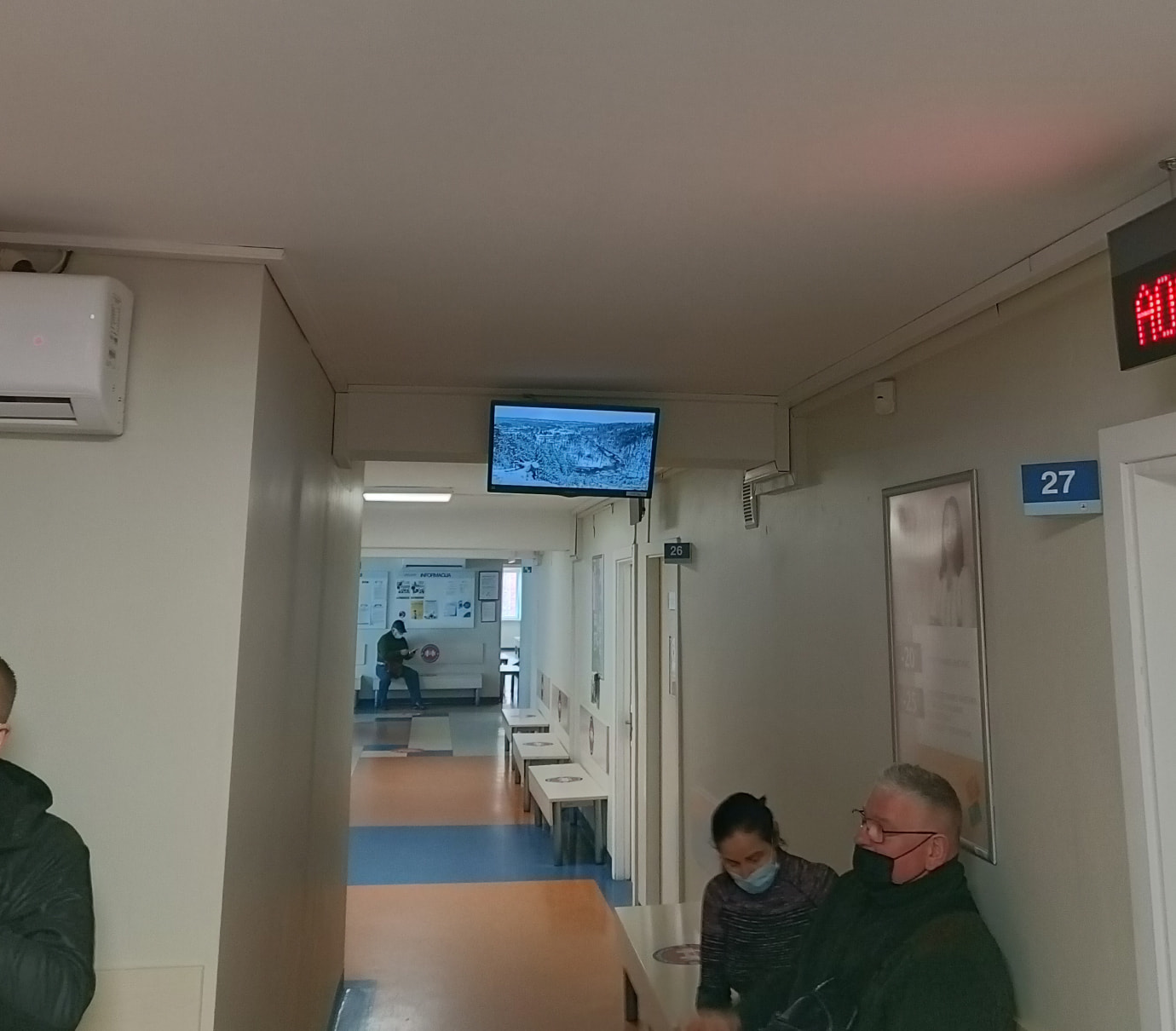 Reklaminiai ekranai VŠĮ Jūrininkų sveikatos priežiūros centre