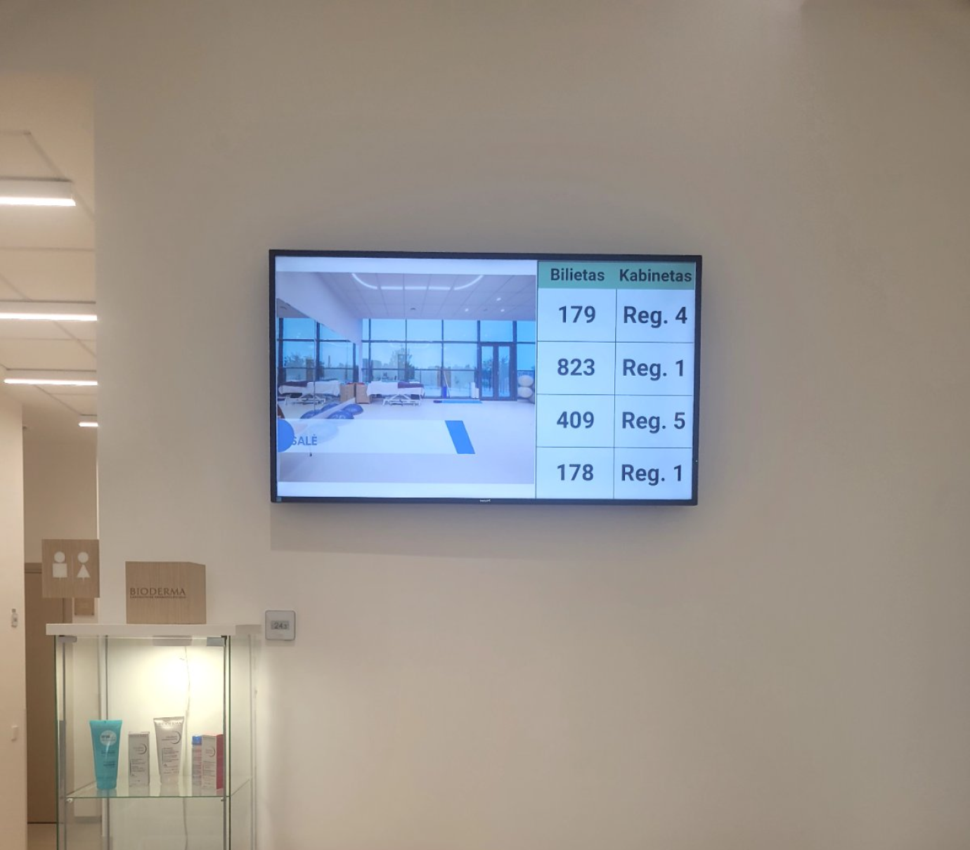 Šiaulių Affidea klinikos ekranai