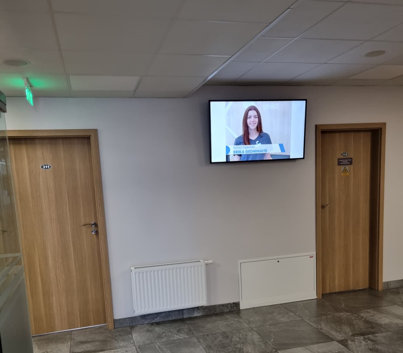 Klaipėdos Affidea klinikos ekranai