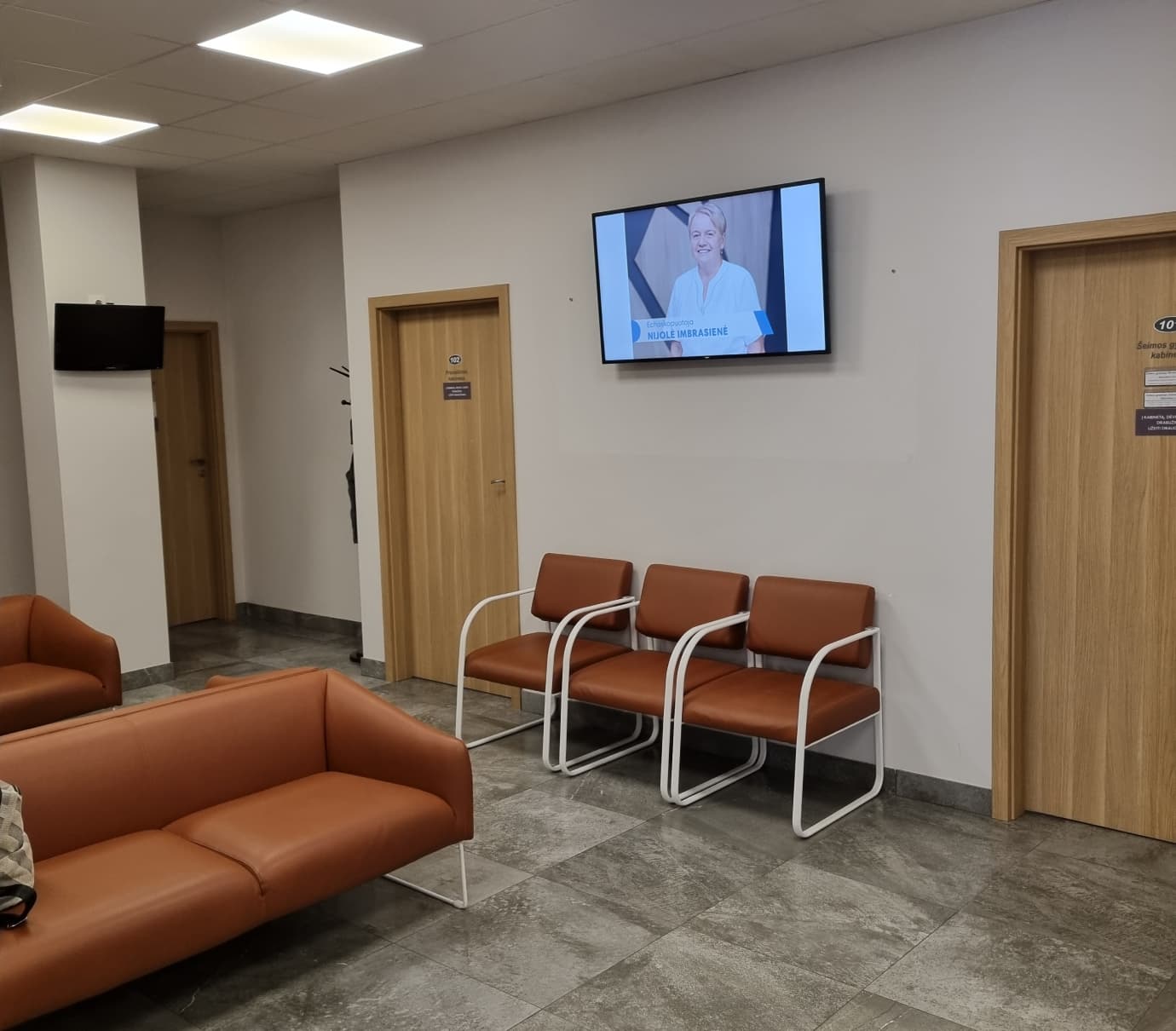 Klaipėdos Affidea klinikos ekranai