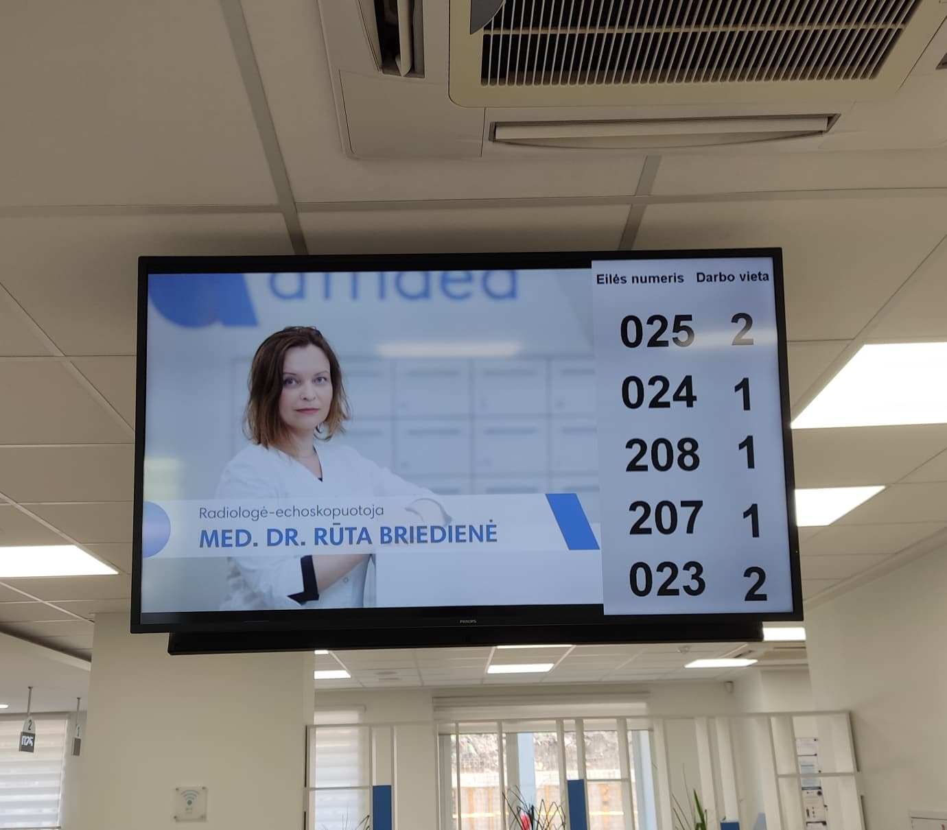 Vilniaus Antakalnio diagnostikos centro ekranai