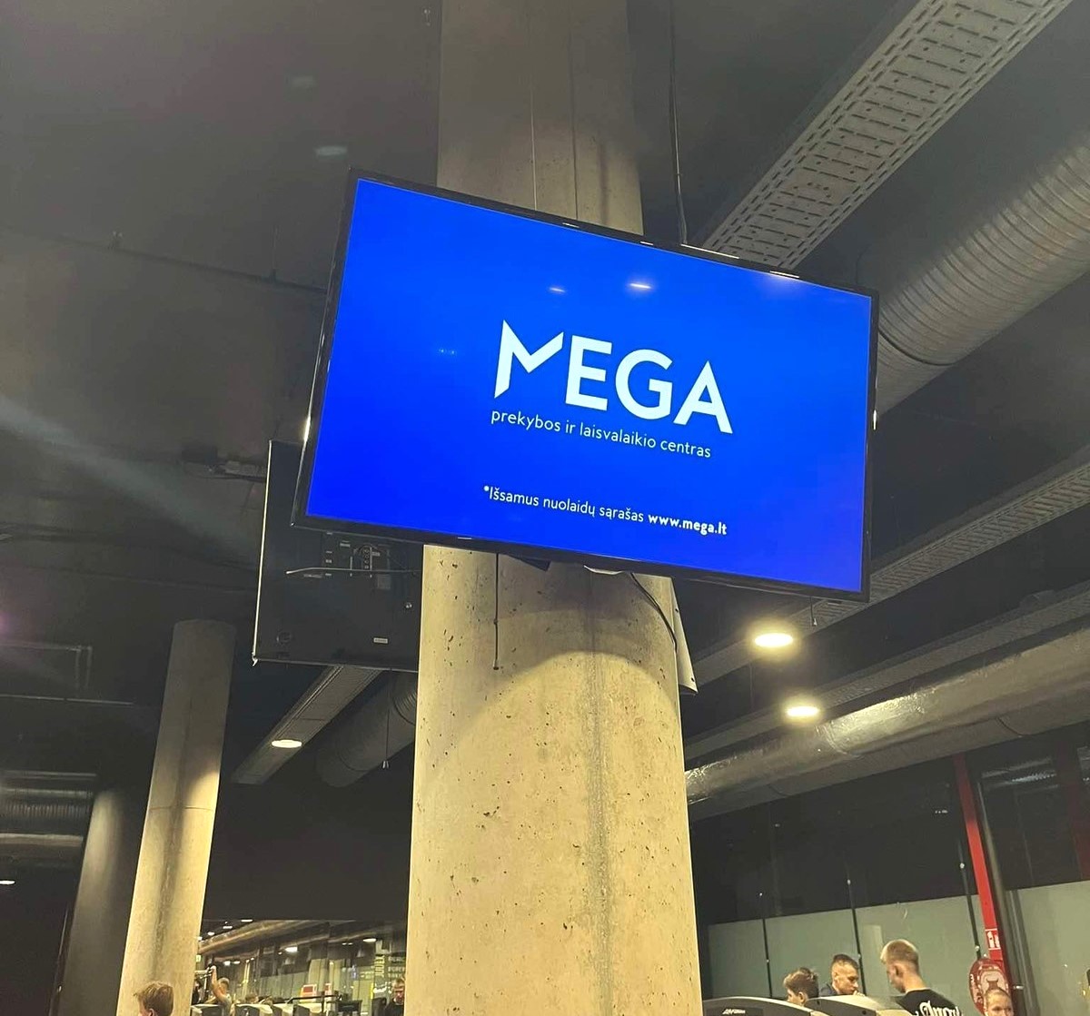 Lemon Gym Žalgirio arena reklaminiai ekranai
