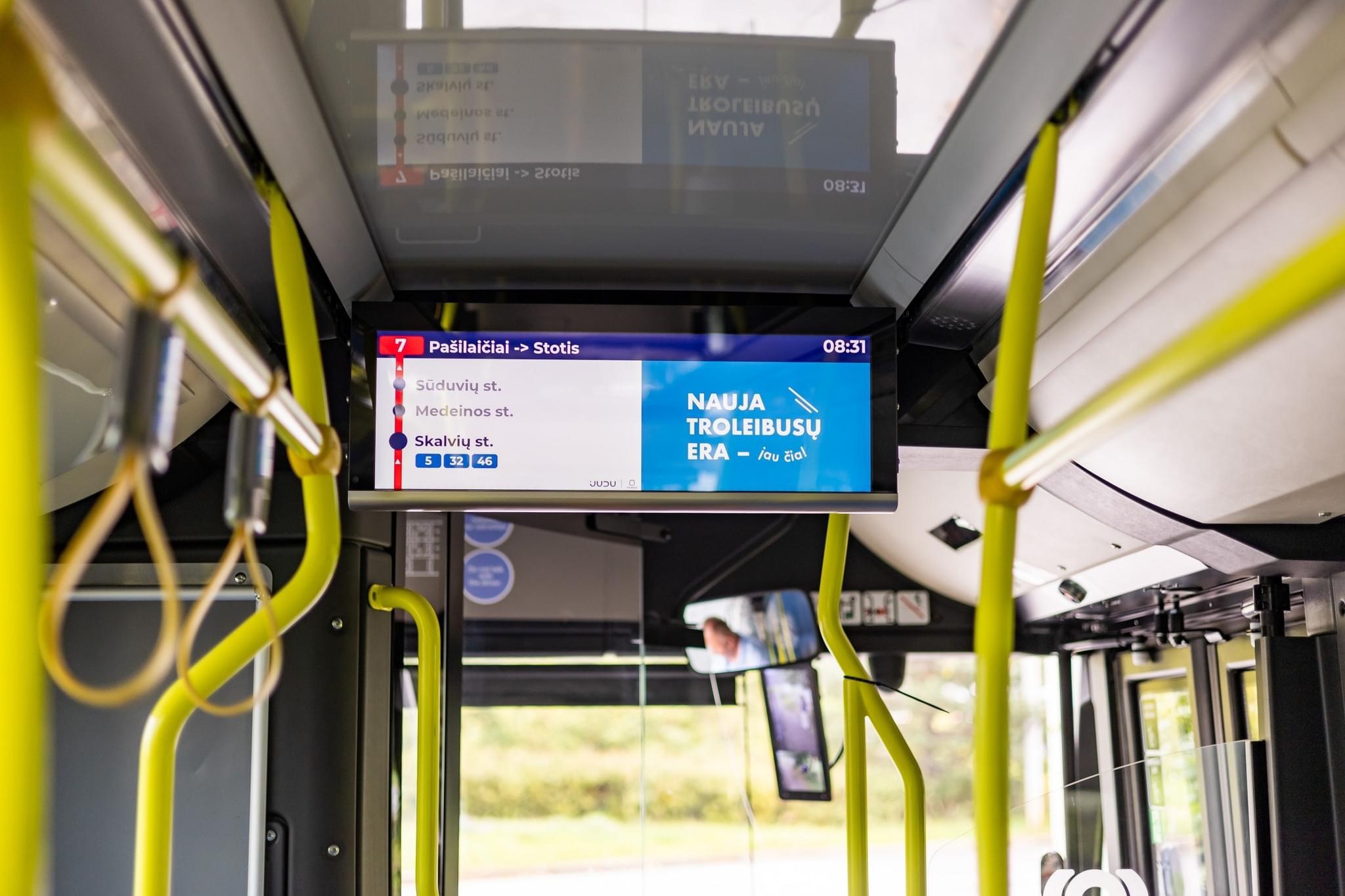 Tik naujausi troleibusai (91 TP/182 ekranai)