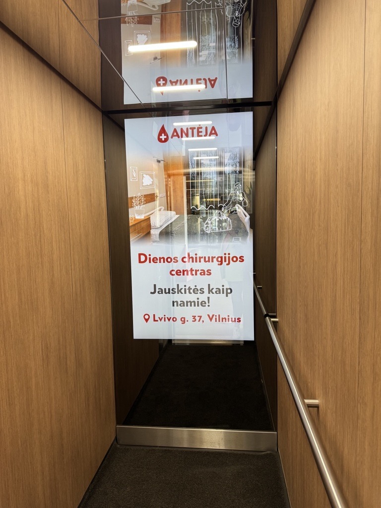 Reklaminis ekranas Vertas verslo centre