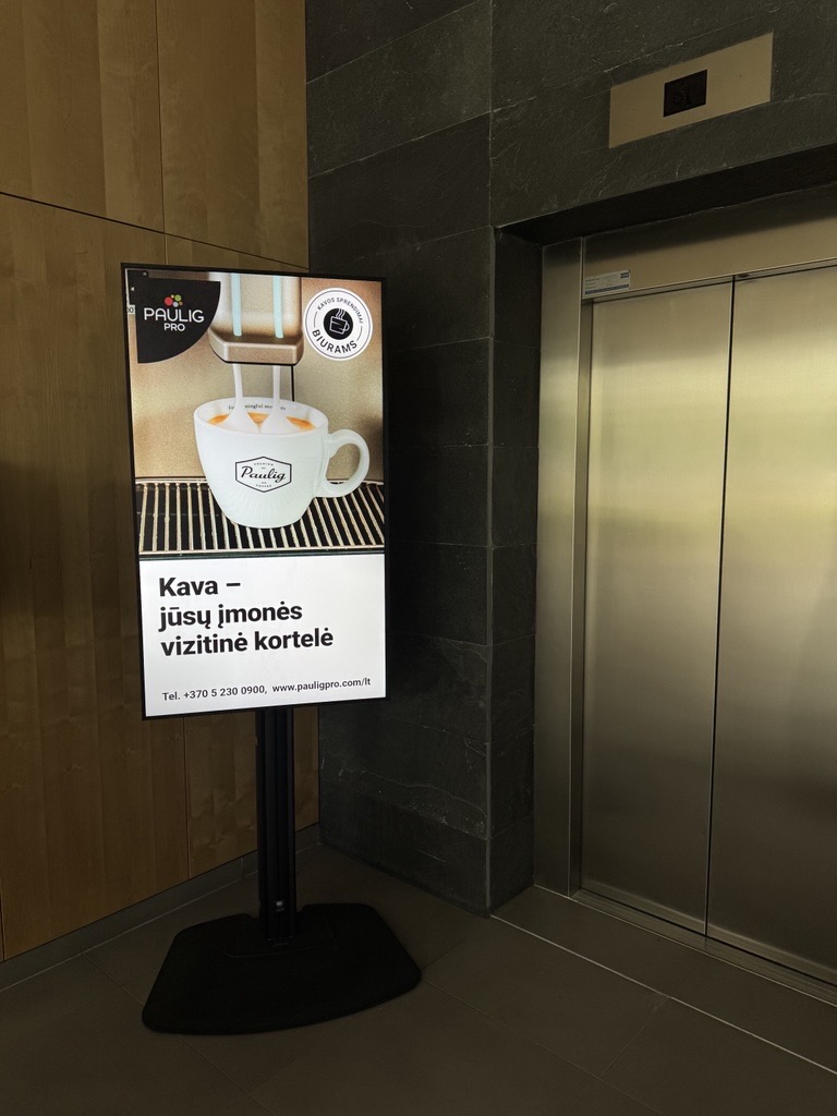 Reklaminis ekranas Northstar verslo centre