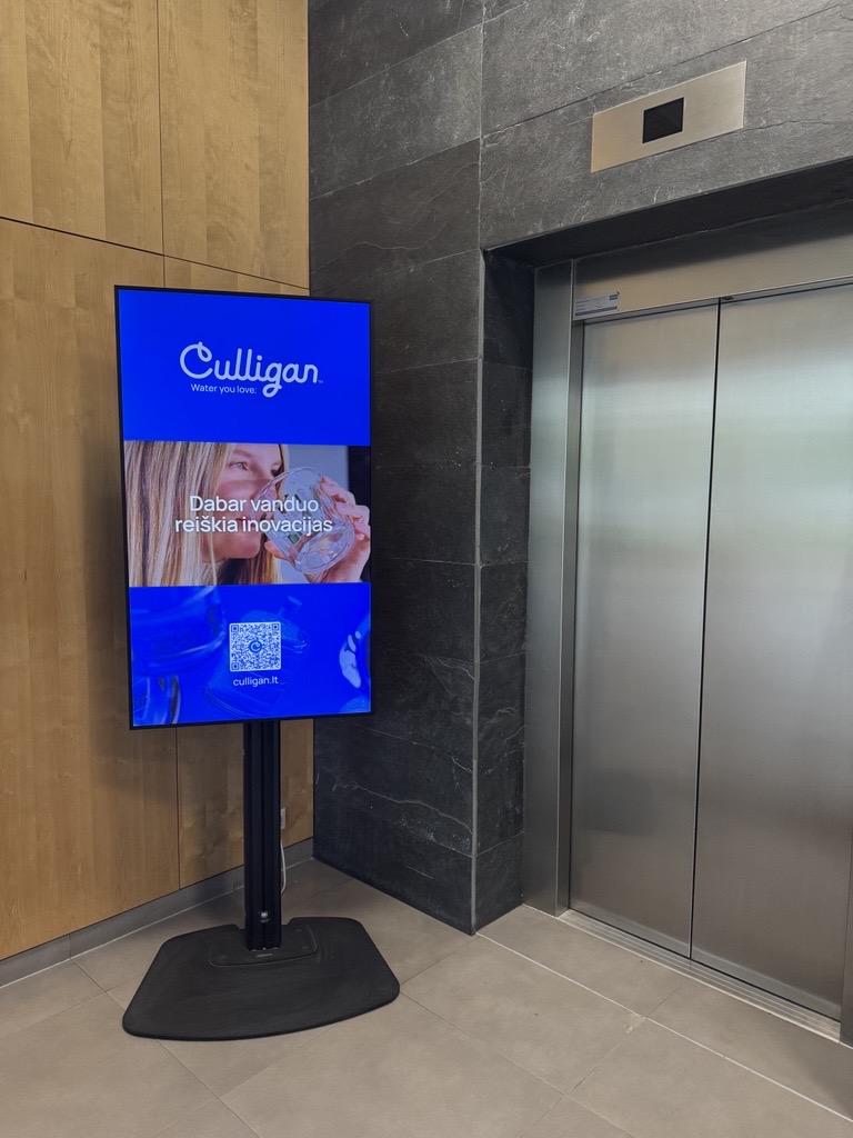 Reklaminis ekranas Northstar verslo centre