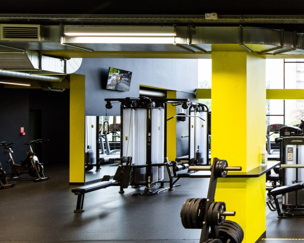 LV Lemon Gym Kengarags reklaminiai ekranai