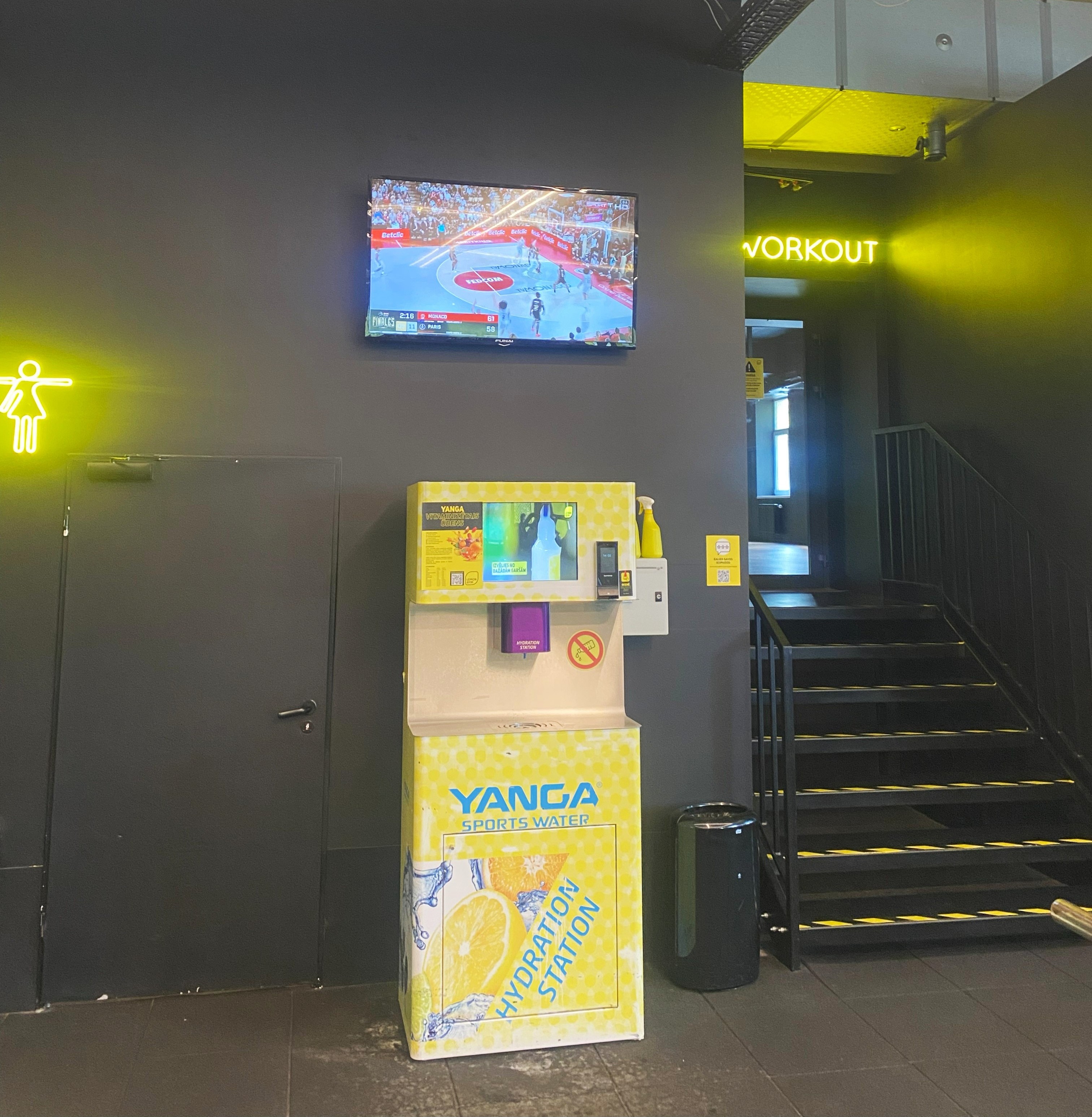 LV Lemon Gym Teika reklaminiai ekranai