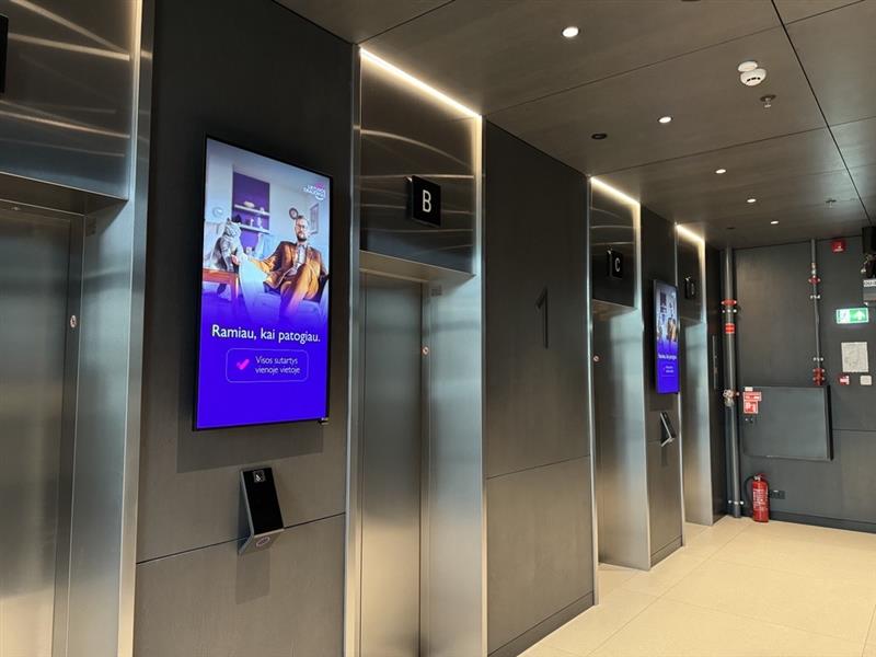 Reklaminiai ekranai  SKY office verslo centre