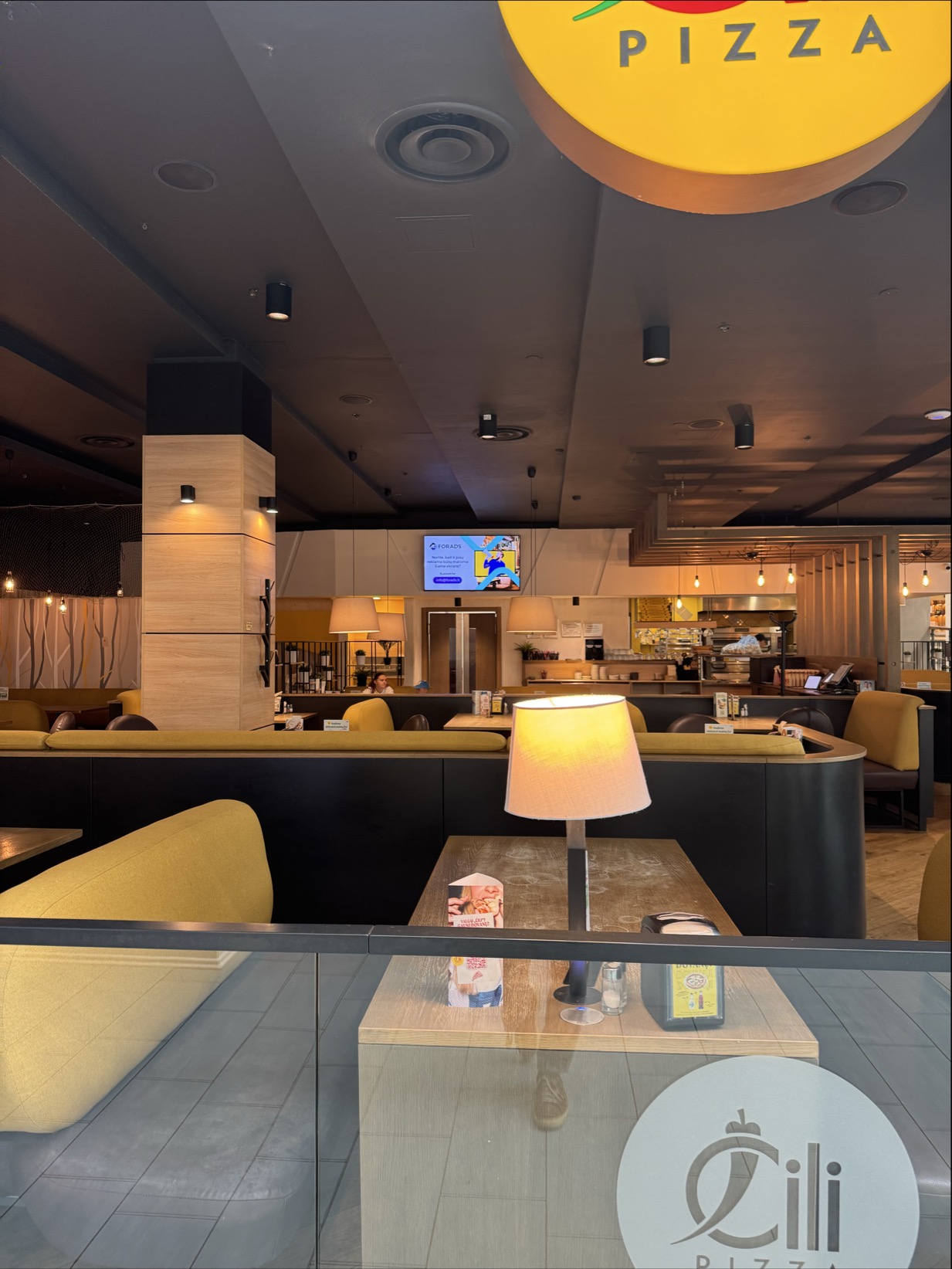 Čili Pizza PLC Mega reklaminiai ekranai