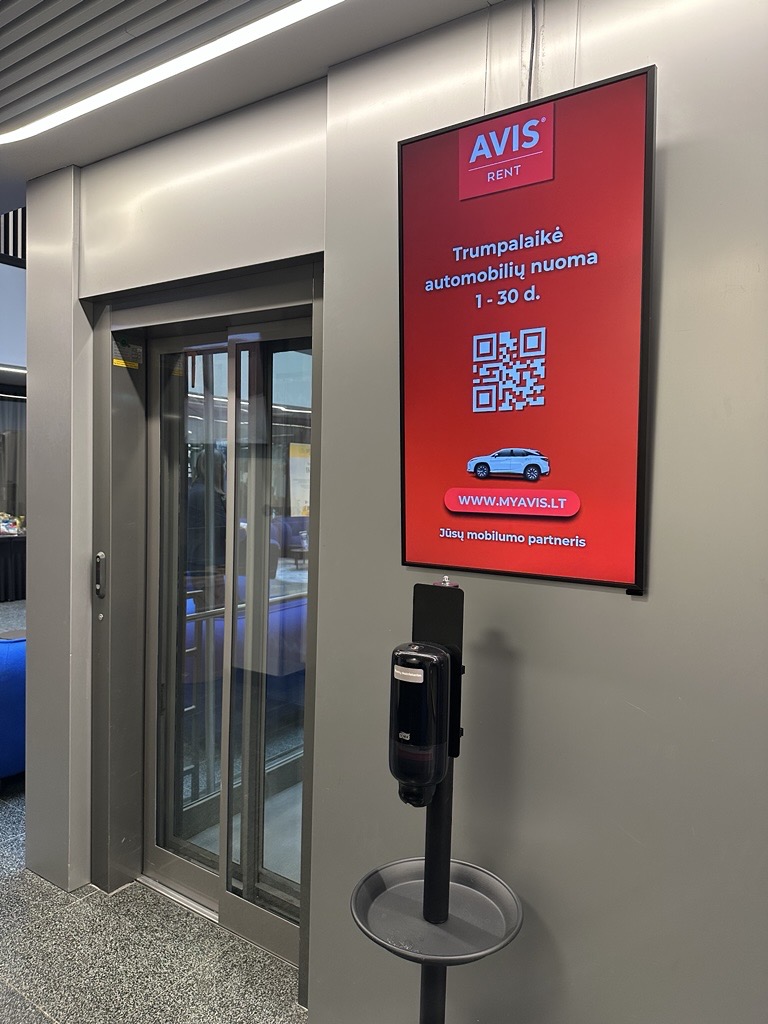 Reklaminis ekranas BLC verslo centre