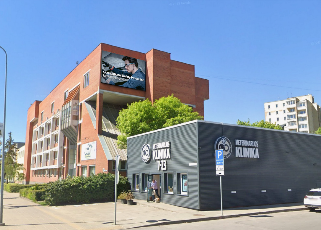 Reklaminis LED lauko ekranas Vilniuje, Naugarduko g. 91