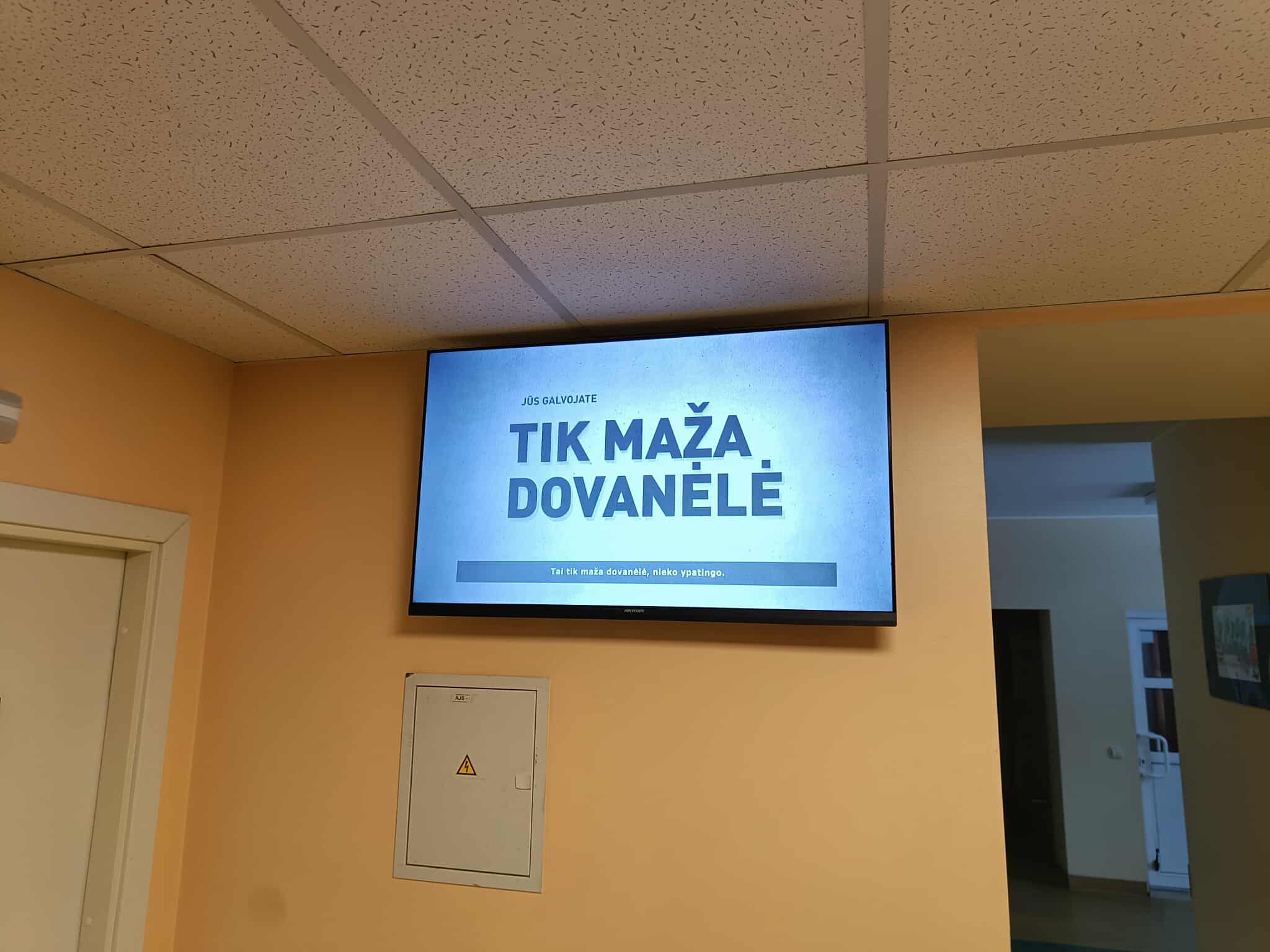 Reklaminiai ekranai Druskininkų pirminės sveikatos priežiūros centre