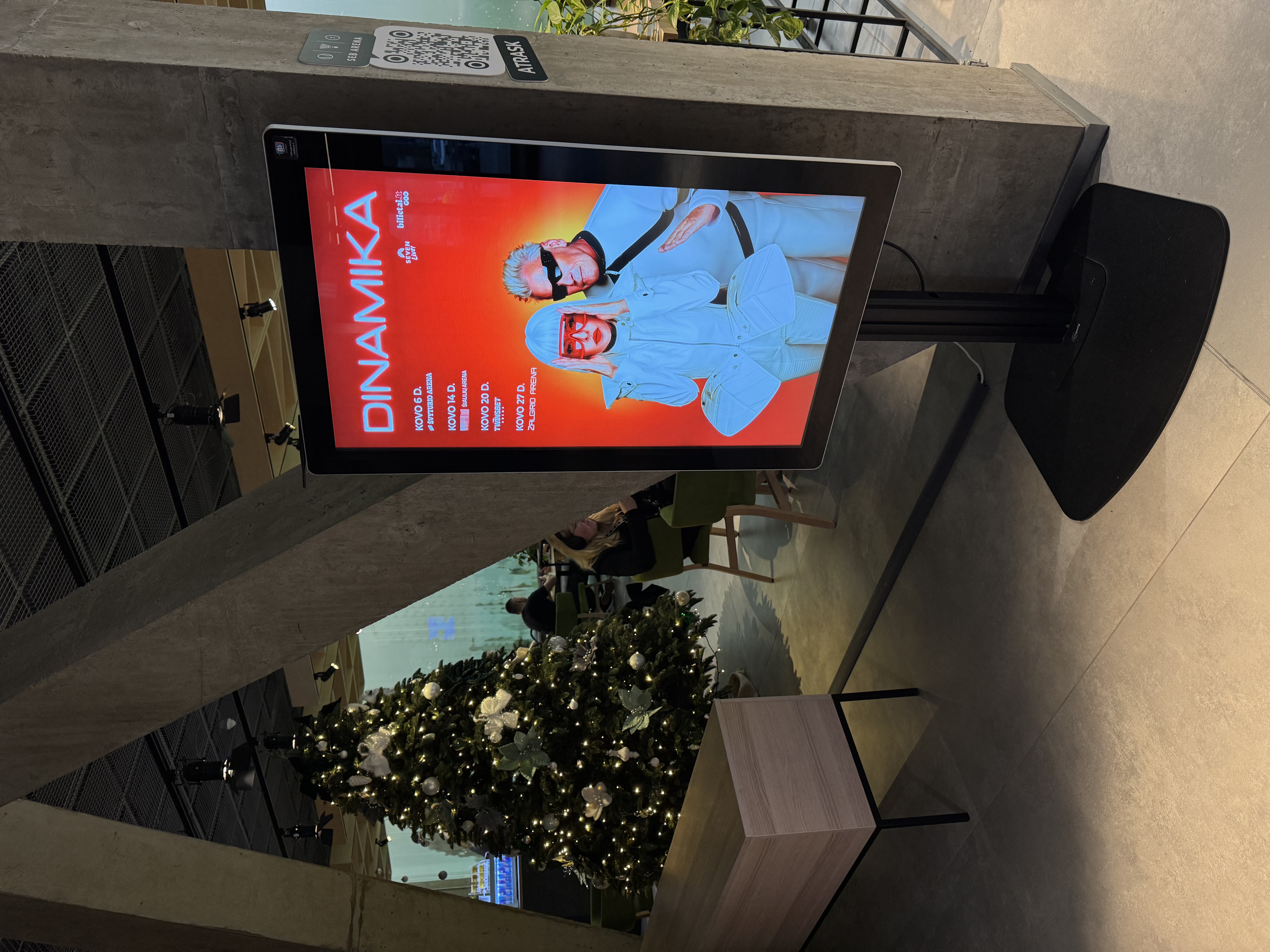 Reklaminis ekranas SEB arenoje