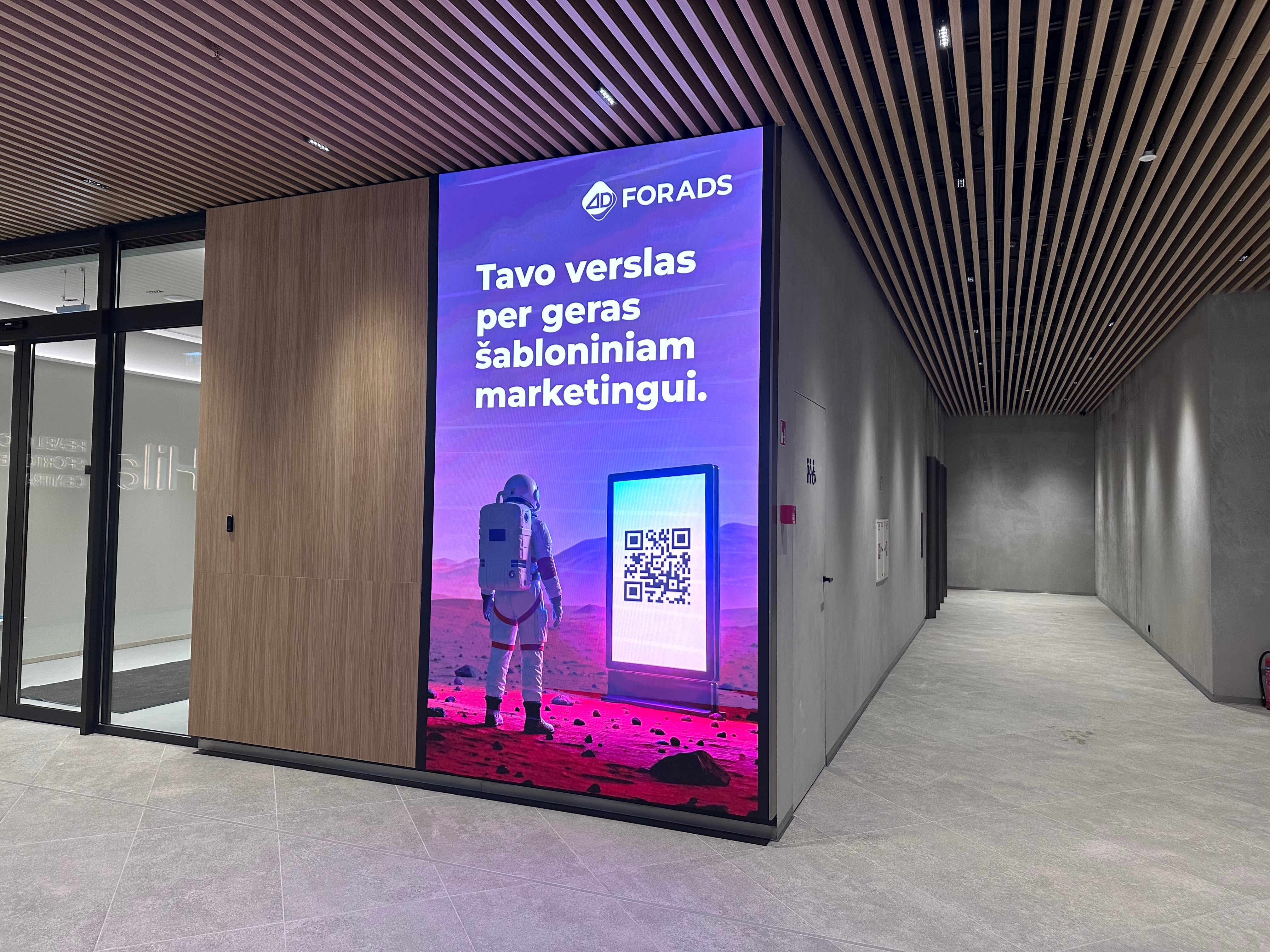 Reklaminiai ekranai Business Stadium Central verslo centre