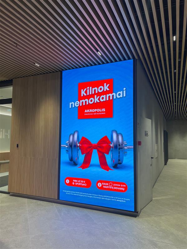 Reklaminiai ekranai Business Stadium Central verslo centre