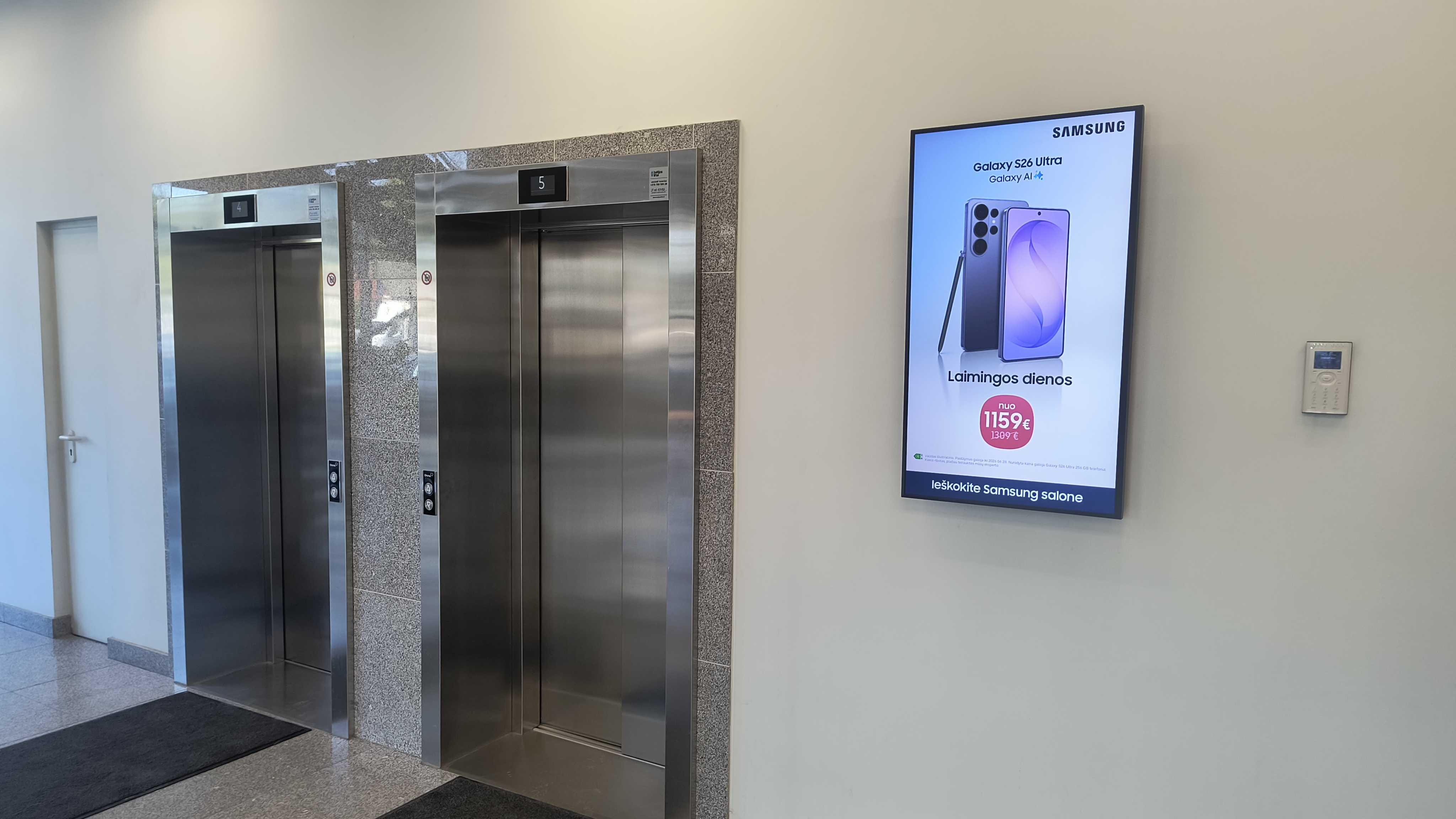 Reklaminis ekranas BH92 Business Home verslo centre