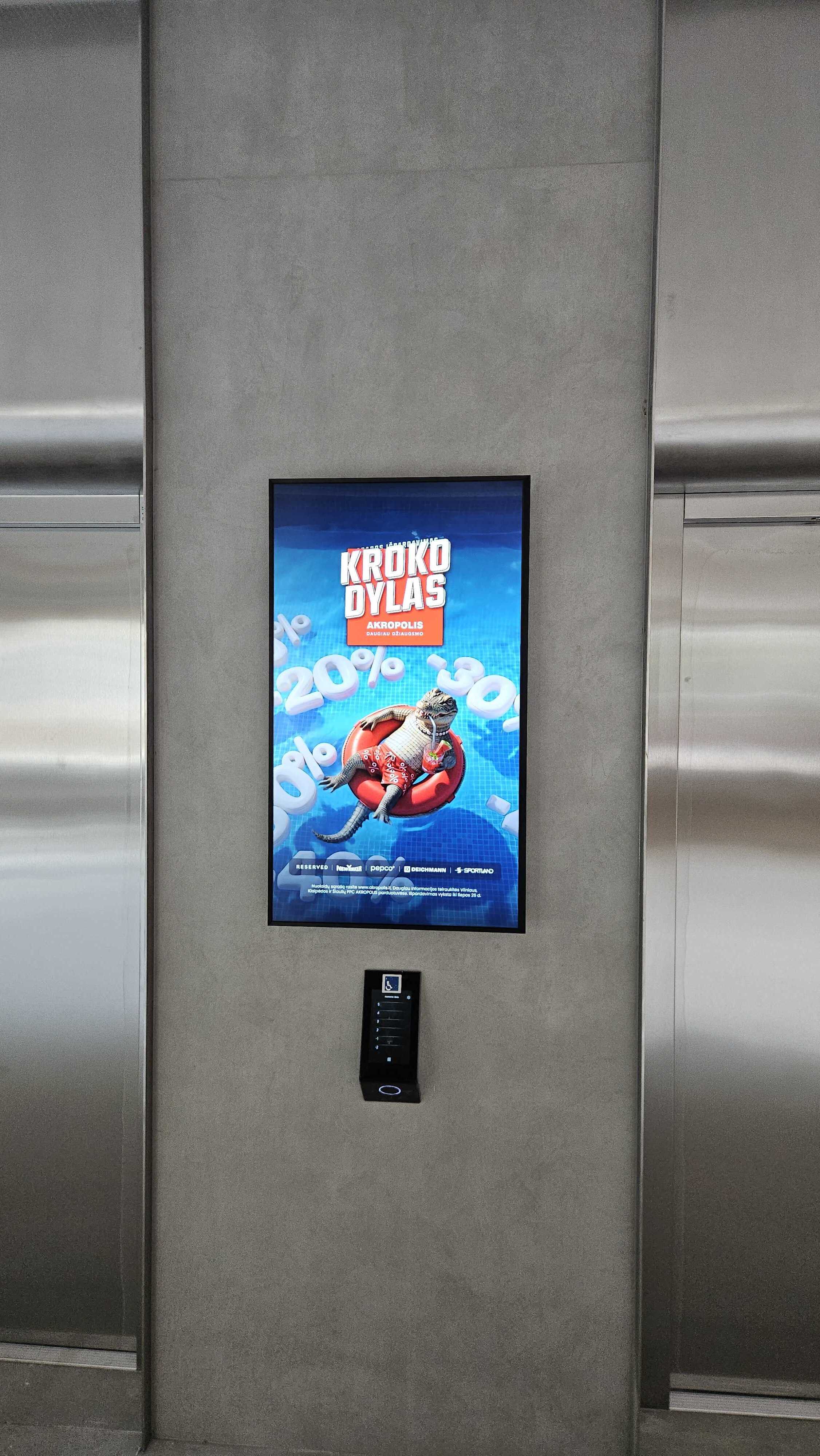 Reklaminis ekranas Sėlių 3A verslo centras