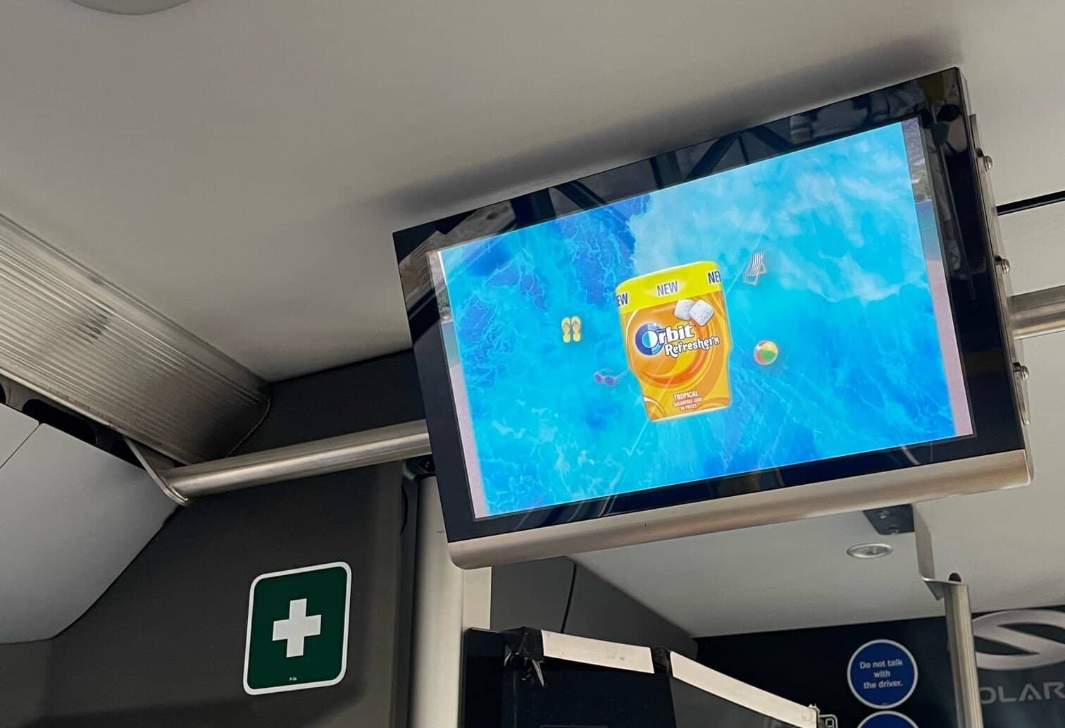 Reklama viešajame transporte Vilniuje