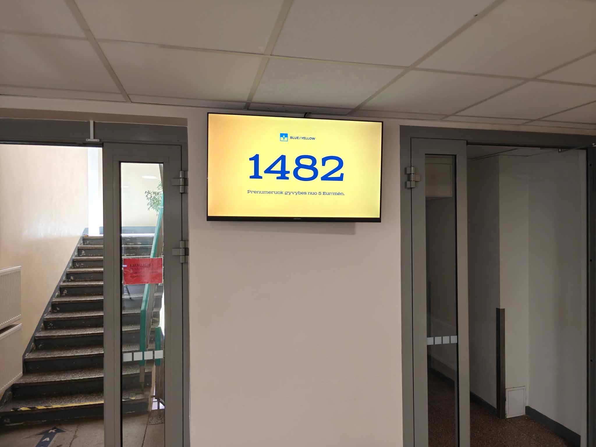 Reklaminiai ekranai VU Žalgirio klinikoje
