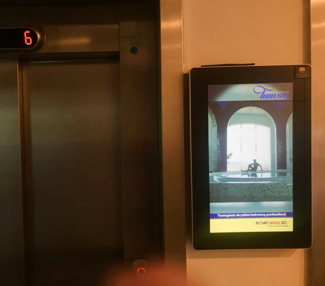 Reklaminis ekranas L3 verslo centre