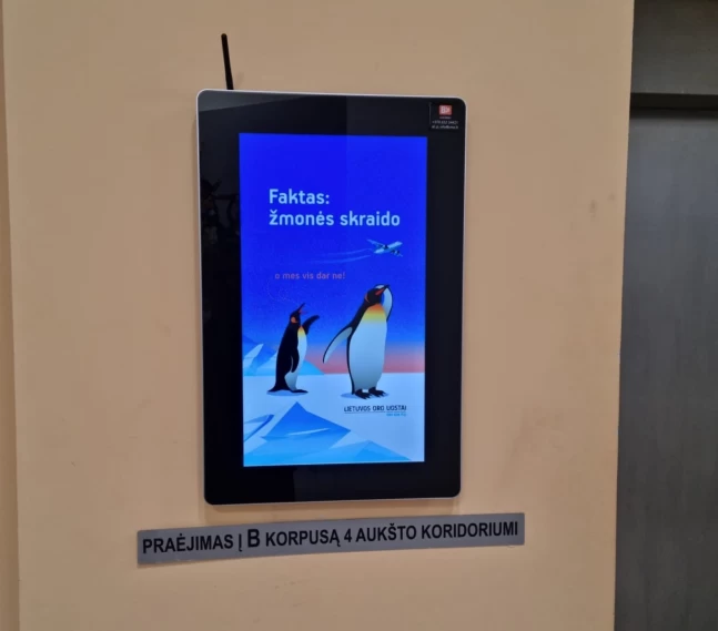 Reklaminis ekranas NCBC verslo centre