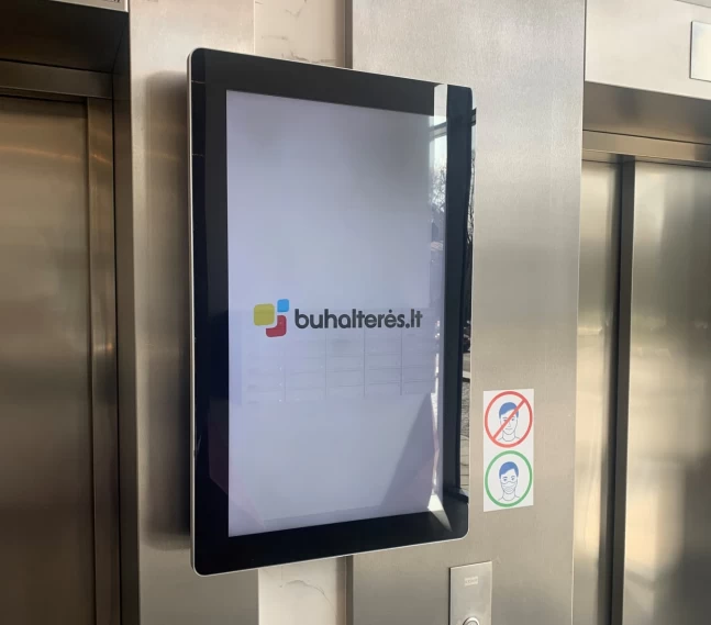 Reklaminis ekranas Vertas verslo centre
