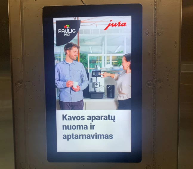 Reklaminis ekranas City verslo centre